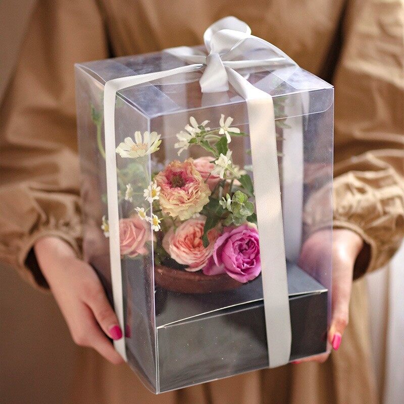 Panoramic Perspective Flower Arrangement Gift Box
