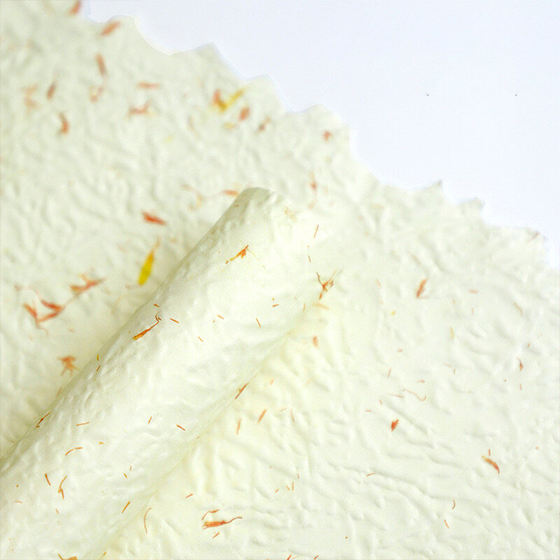 Hand-sliced flower petal paper-thin paper view 3