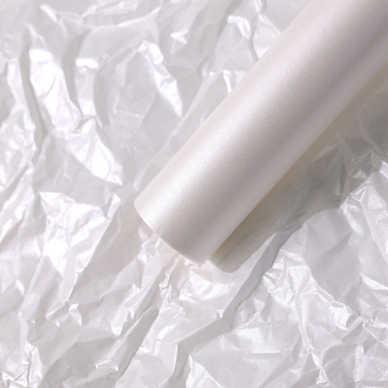 Glowing Pearl Shimmer Soft Texture Snow Pear Paper view 3