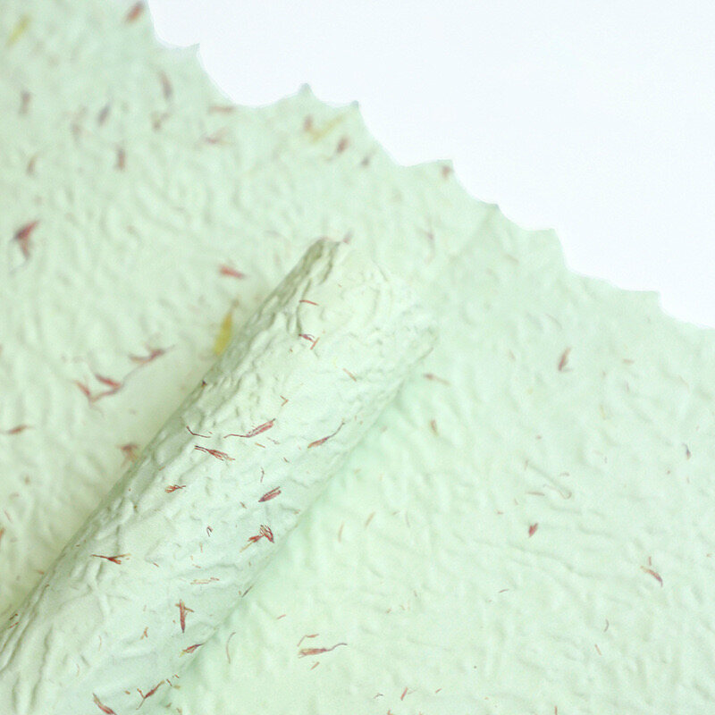 Hand-sliced flower petal paper-thin paper view 9