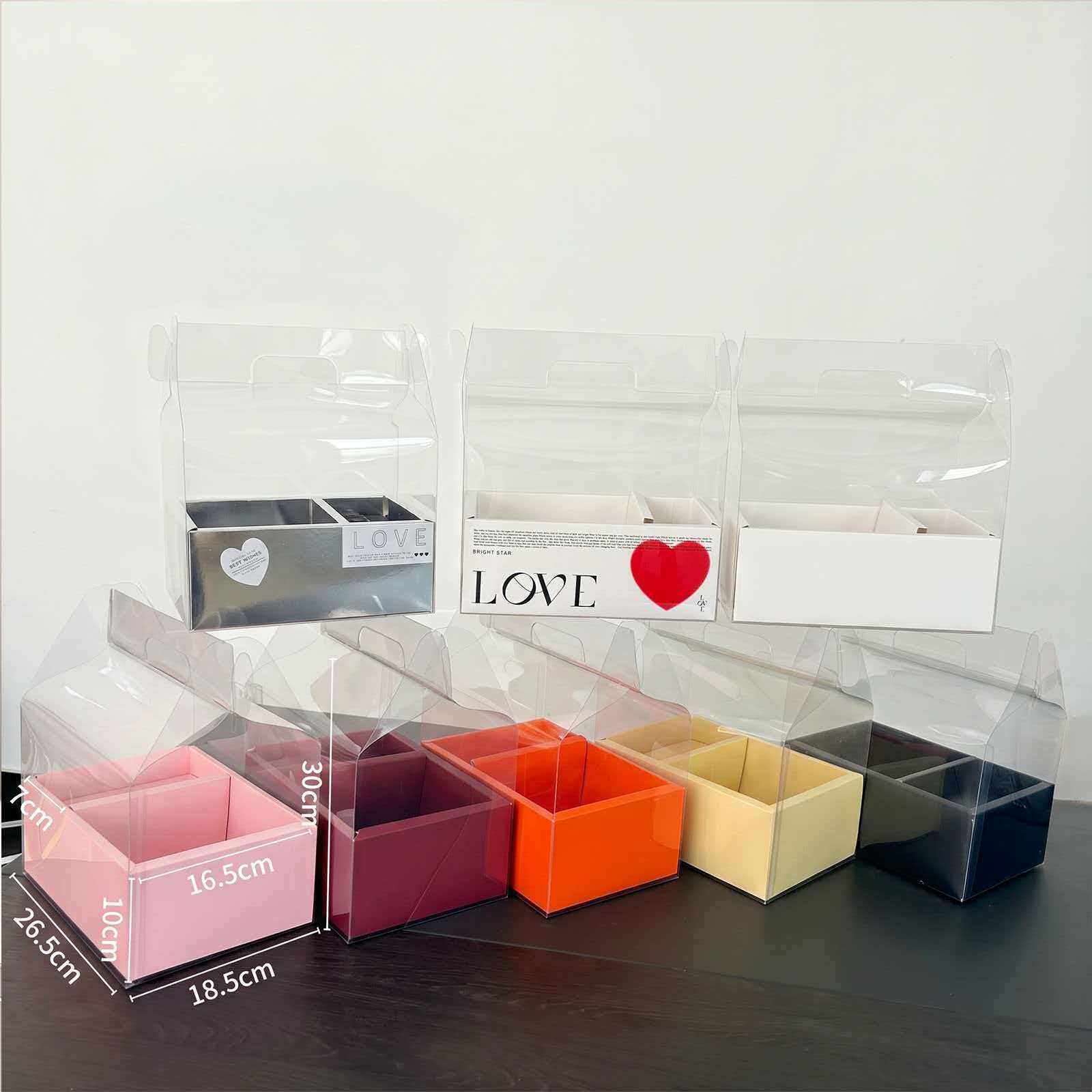Portable cake flower box view 6