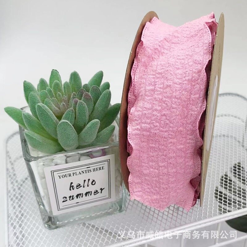 Edge-bright pleated ribbon view 10