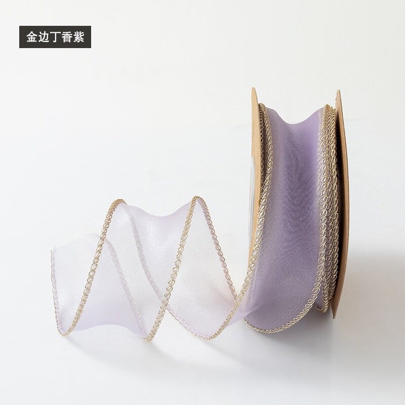 Lustrous edge illusion lace ribbon view 5
