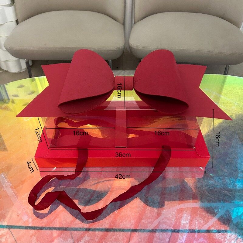 Portable butterfly cake box view 3