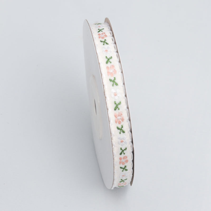Embroidered lace trim view 7