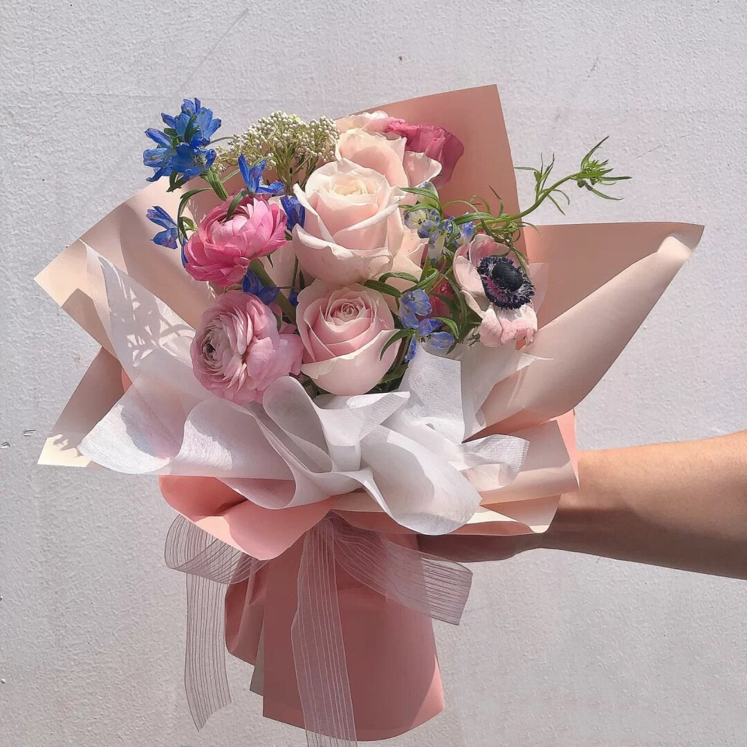 Korean Wrap Paper / Floral Wrap Paper view 4