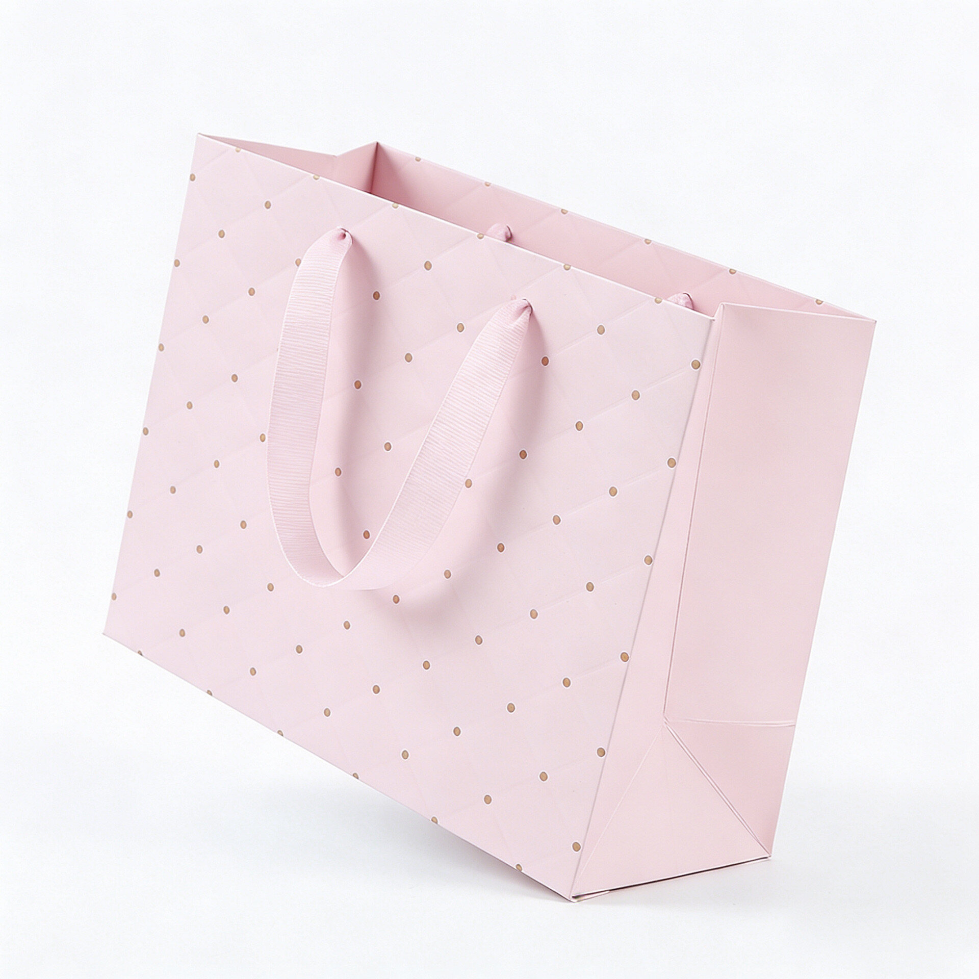 Checkered pattern craft gift tote bag view 2