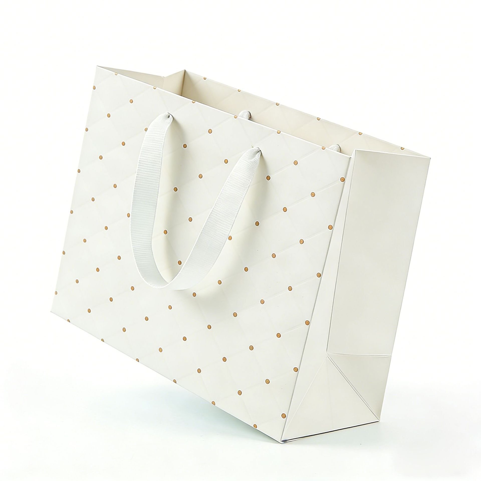 Checkered pattern craft gift tote bag view 5