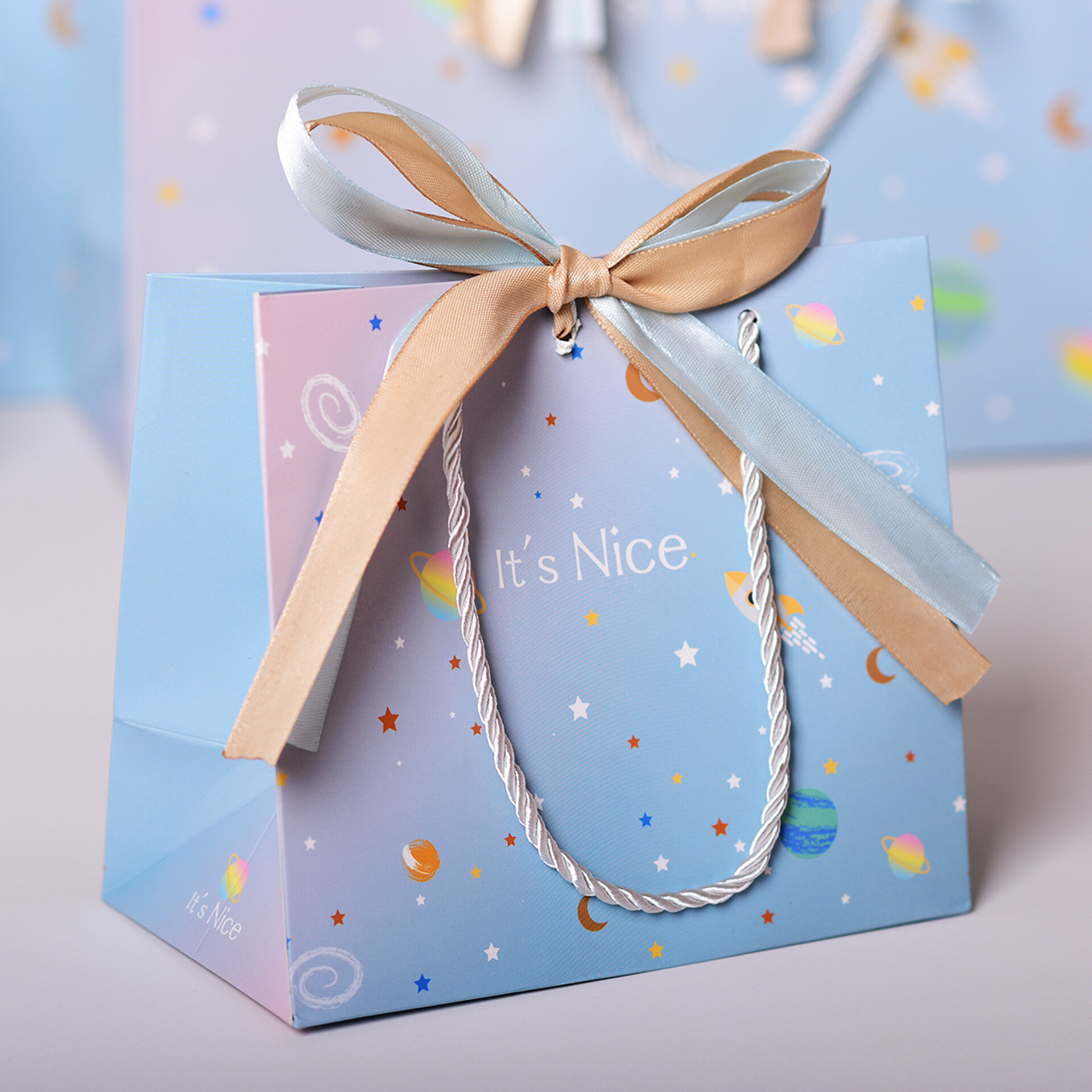 Starry Sky Pattern Gift Handbag