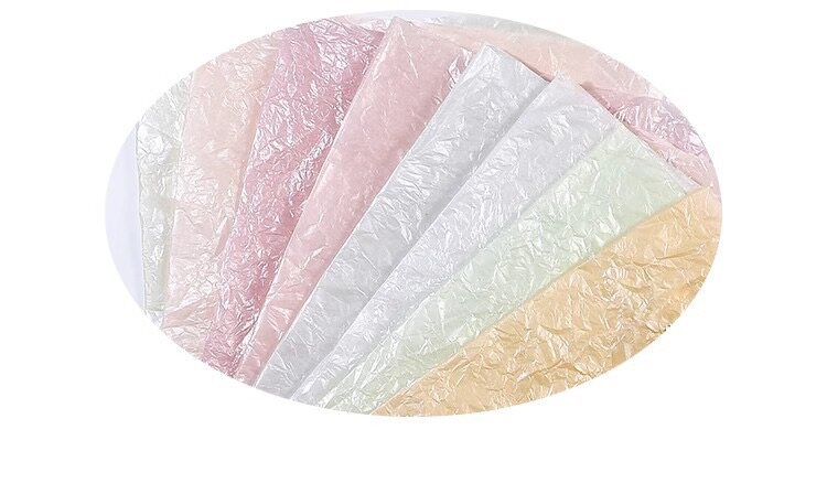 Glowing Pearl Shimmer Soft Texture Snow Pear Paper
