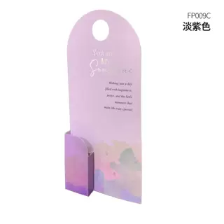 Macaron gradient hanging flower card box view 2