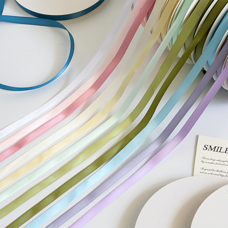 Solid Color Polyester Satin Ribbon view 3