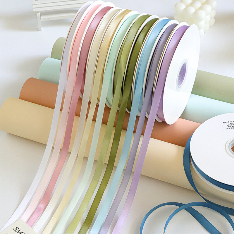 Solid Color Polyester Satin Ribbon view 4