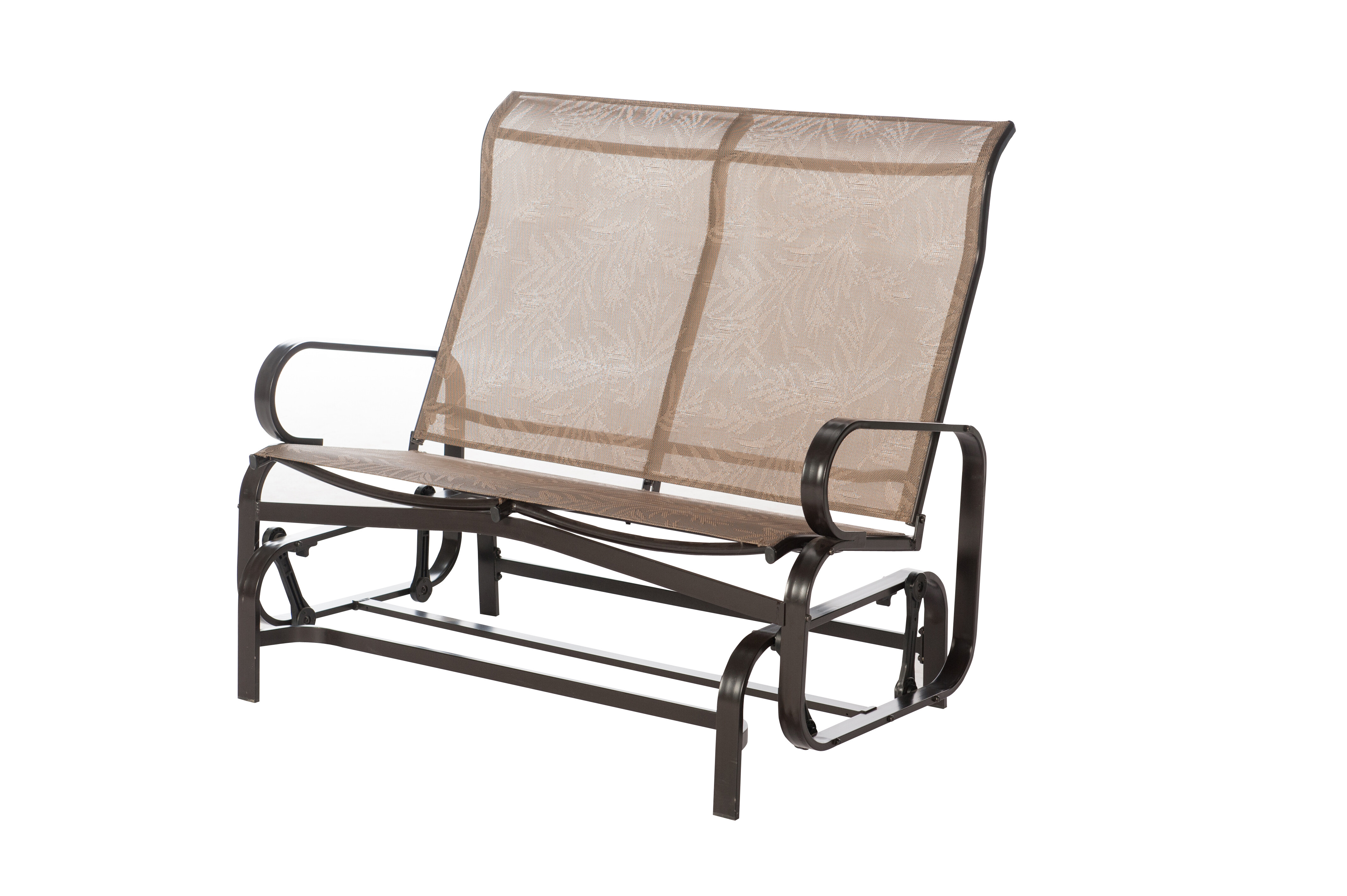 Steel Rocking Textoline Two Seat Chair view 2