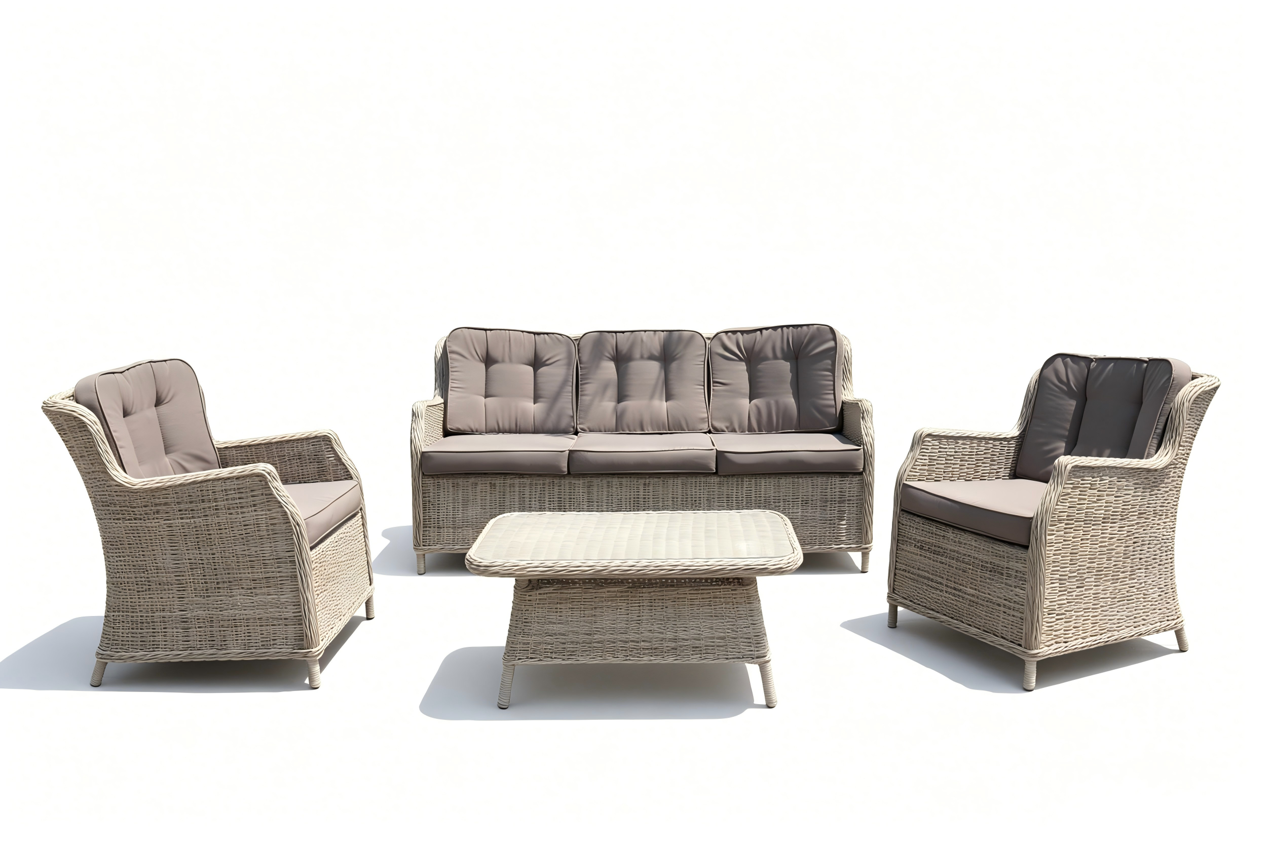 4PCE SOFA SET WITH 3SEAT SOFA view 2