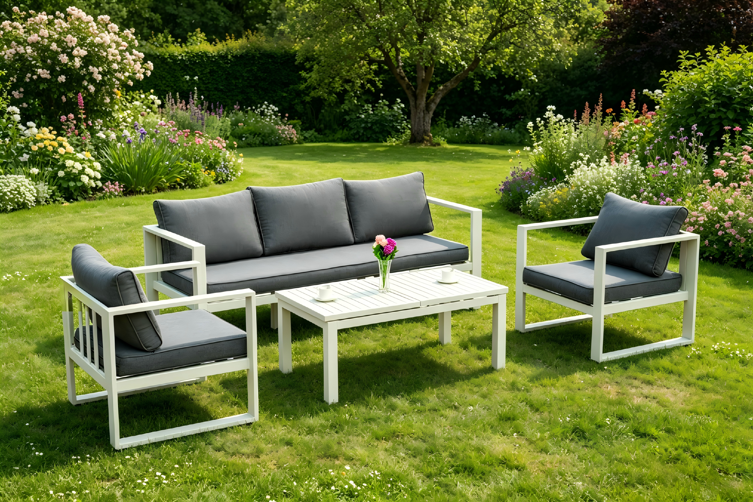 4pc Two Seat Sofa set