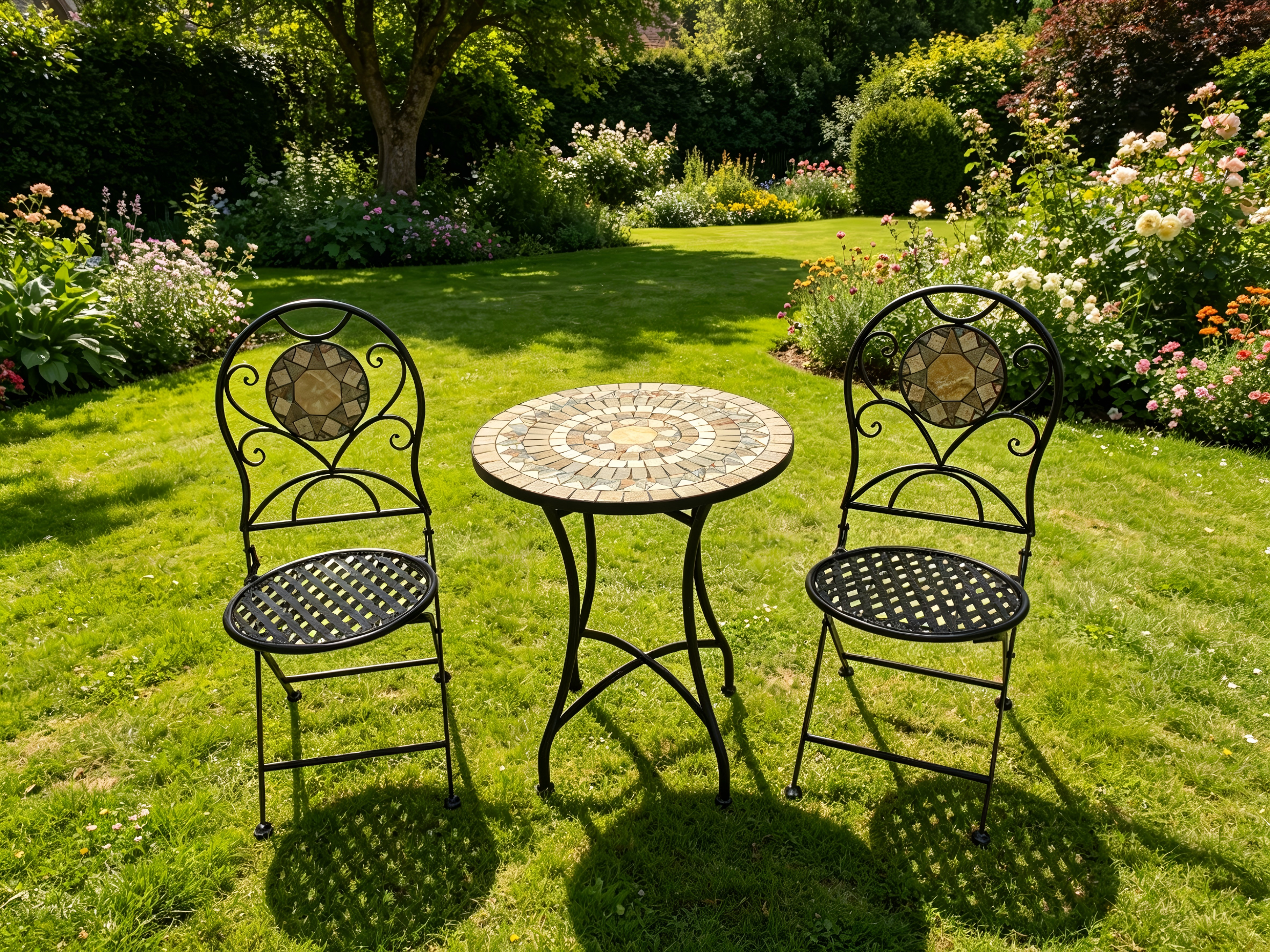 3pc Mosaic Bistro set