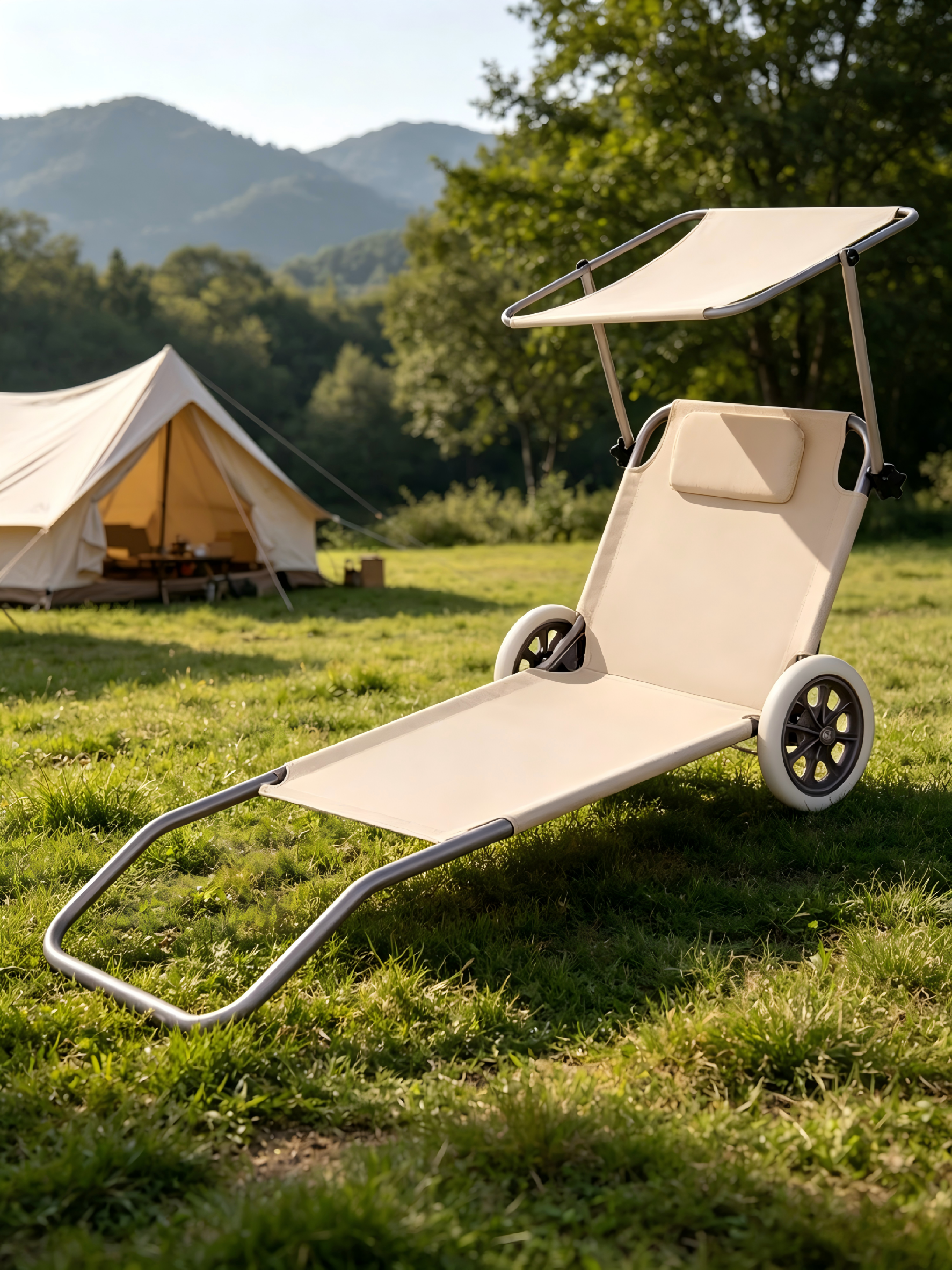 Beach Chair with Wheels