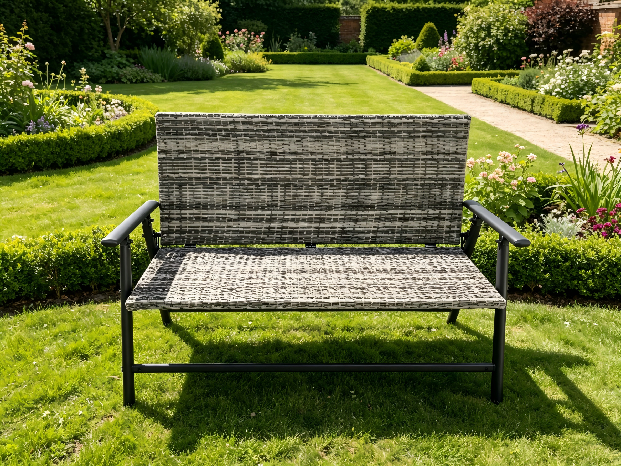 Rattan Bench
