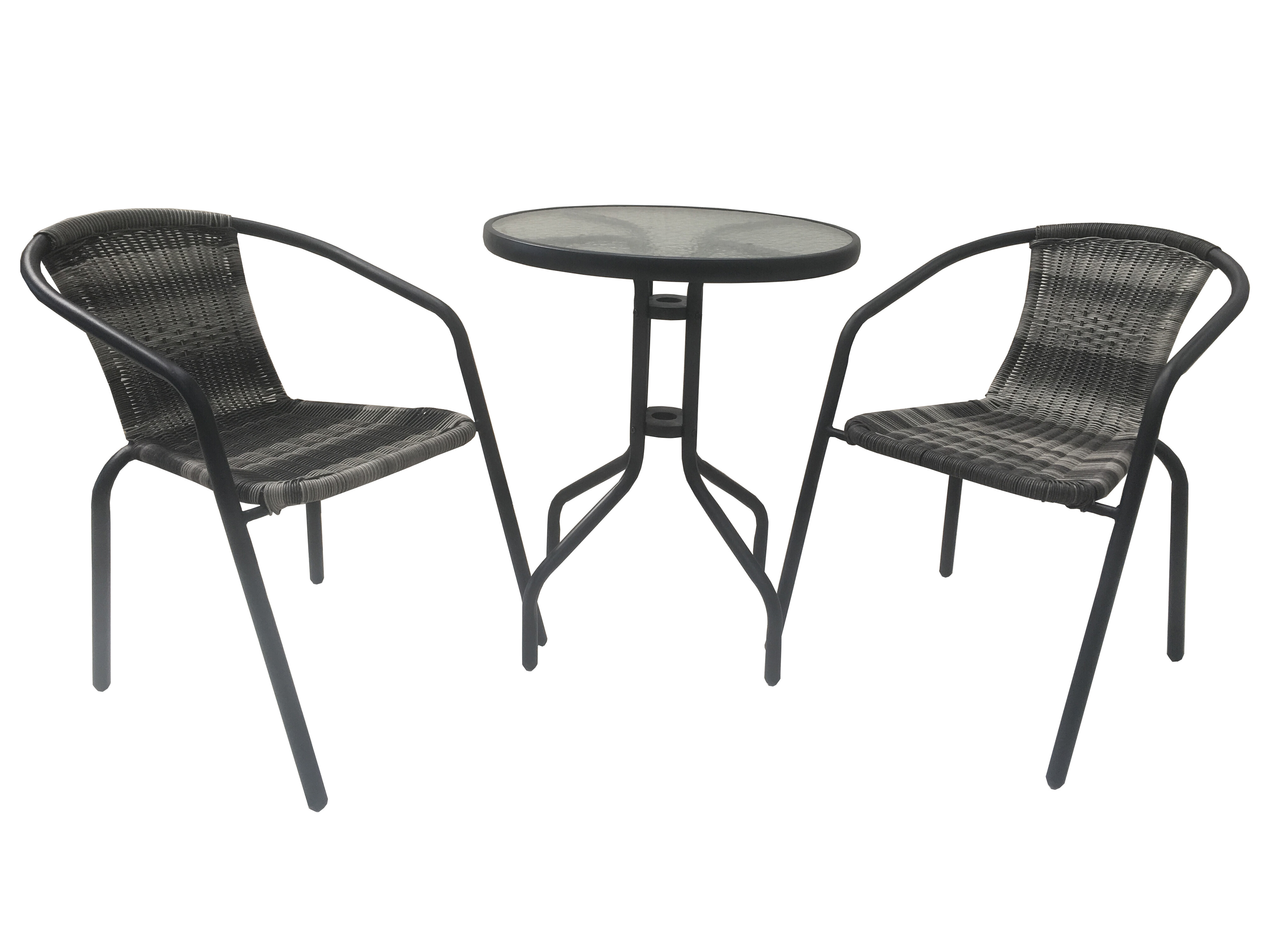 3pc Bistro Round set view 2