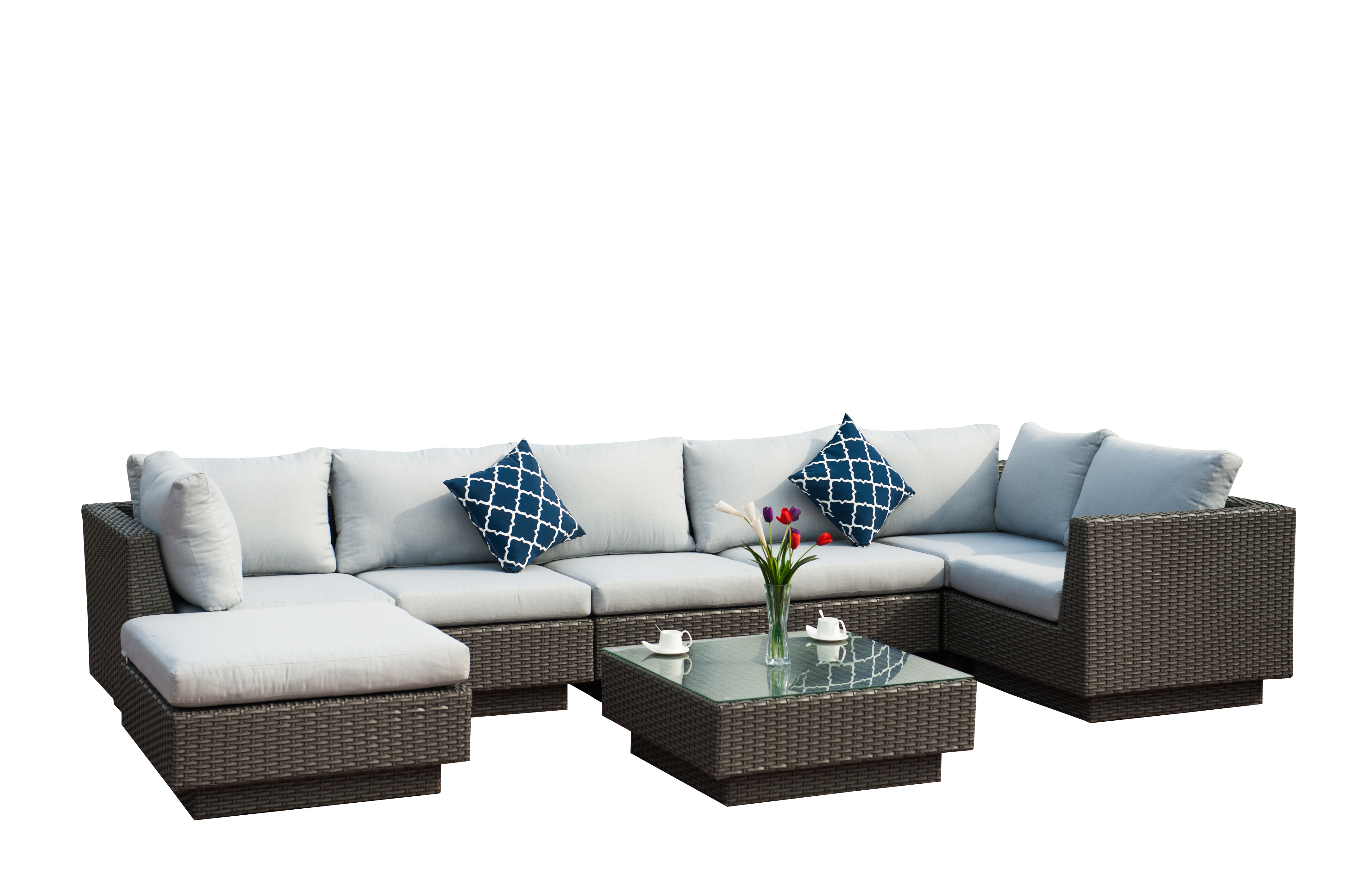 8pc Corner Sofa Set view 2