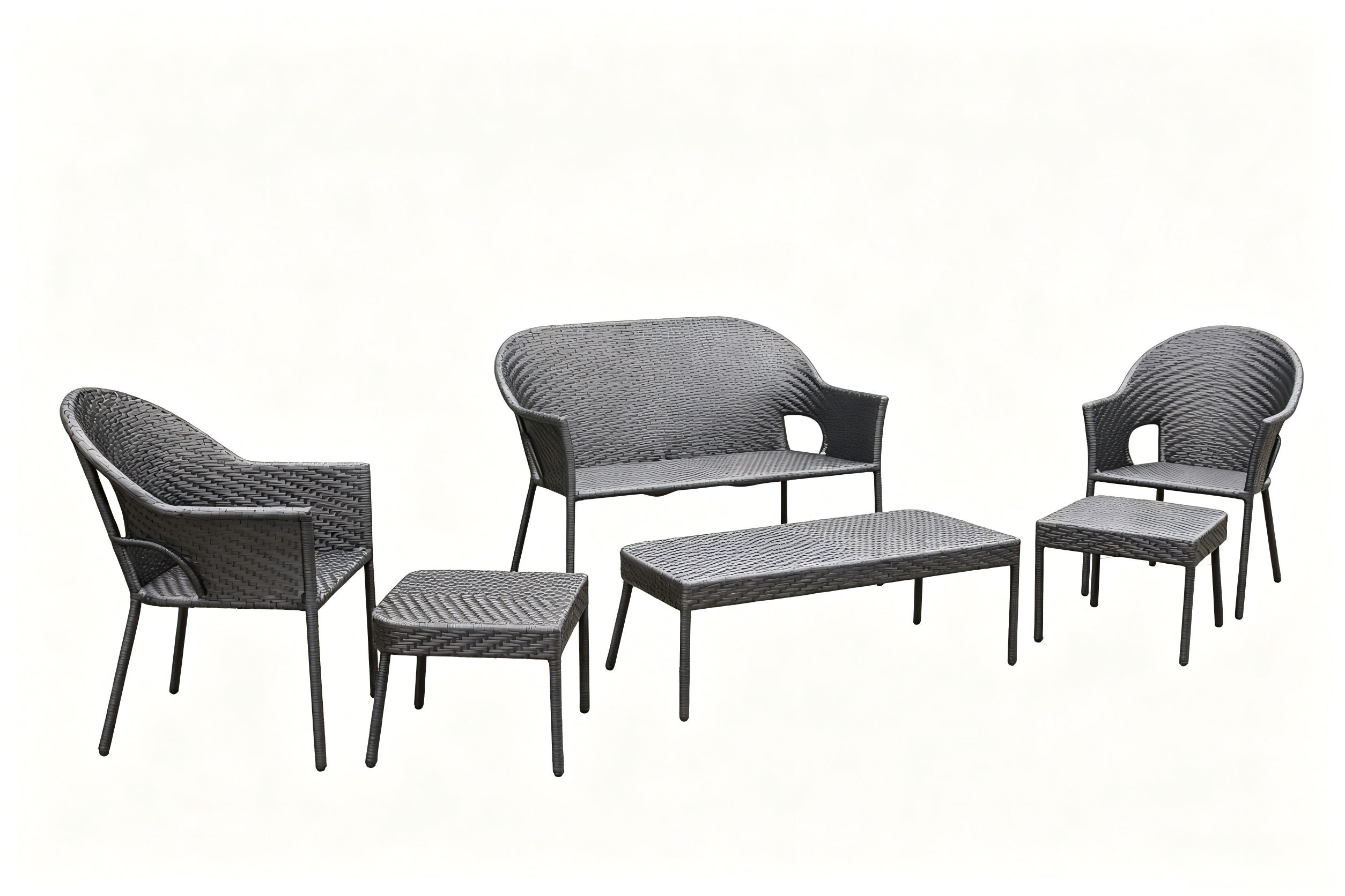 6PCE Rattan SET view 2