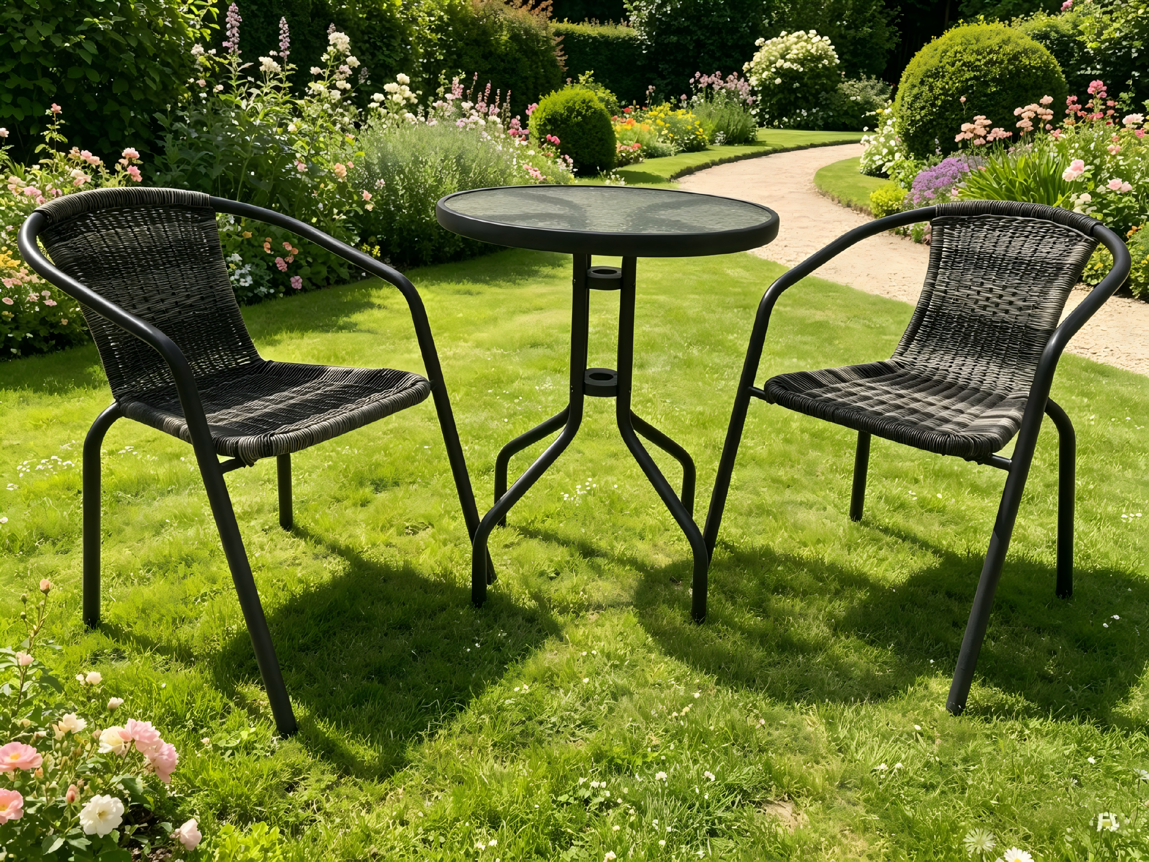 3pc Bistro Round set