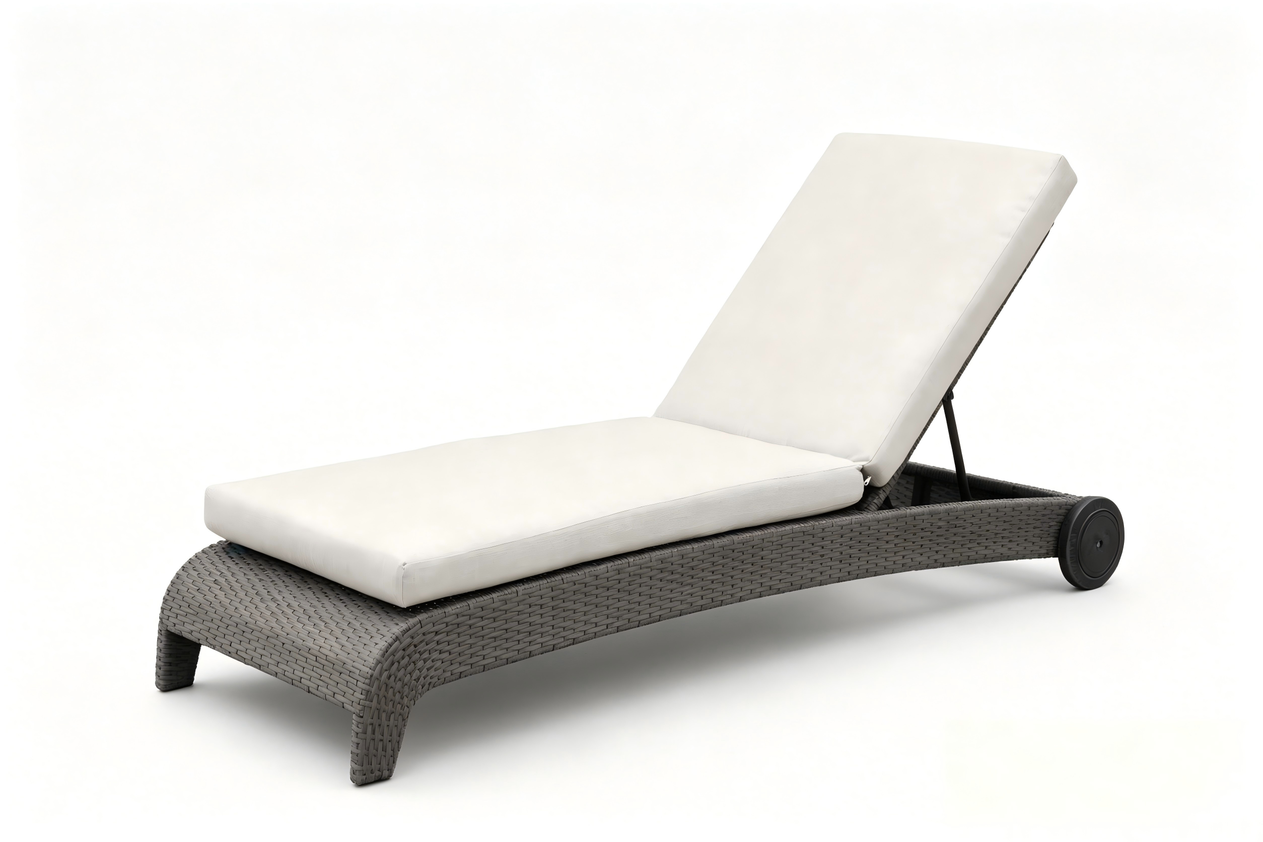 Rattan Lounger view 2