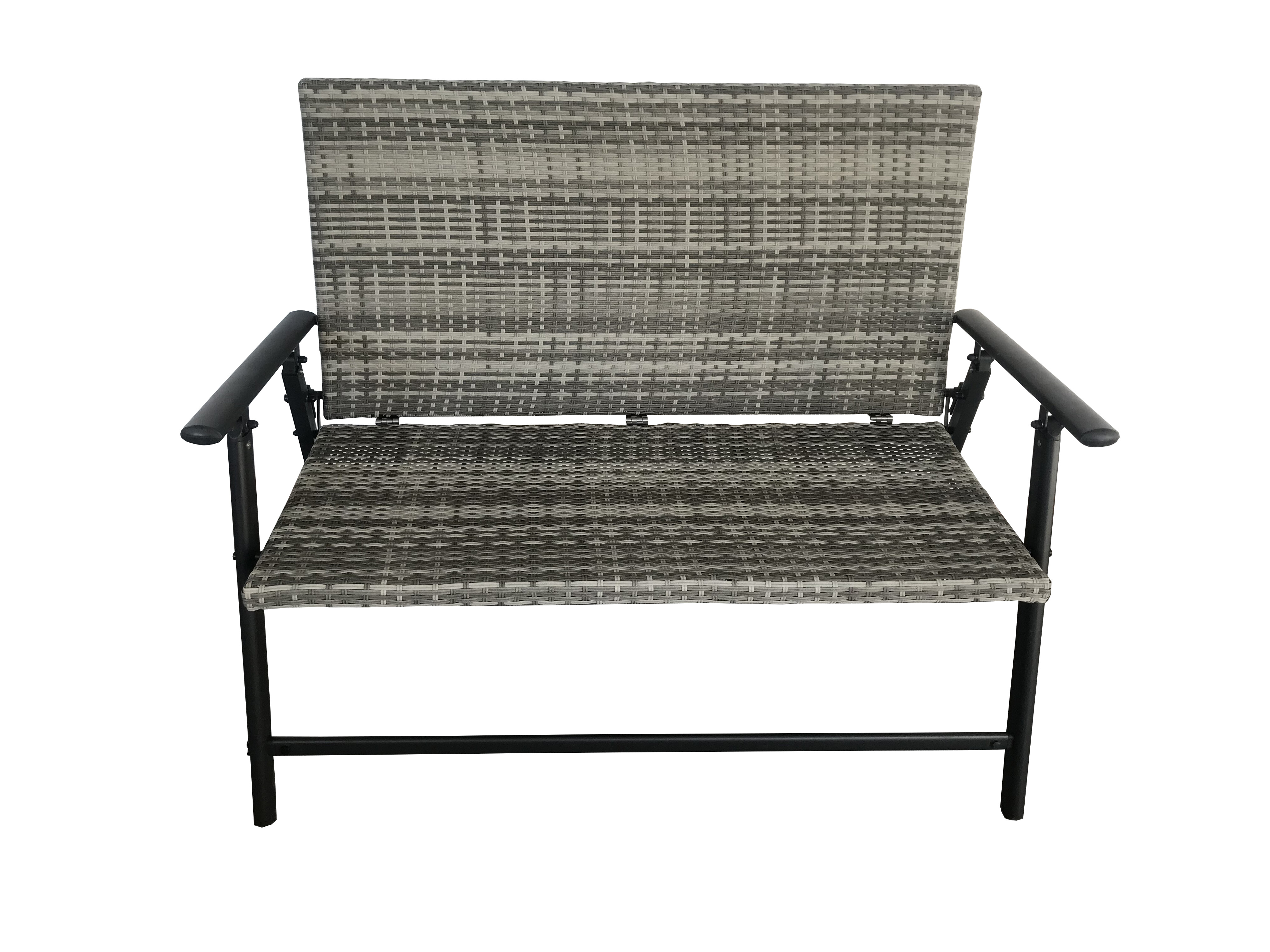 Rattan Bench view 2