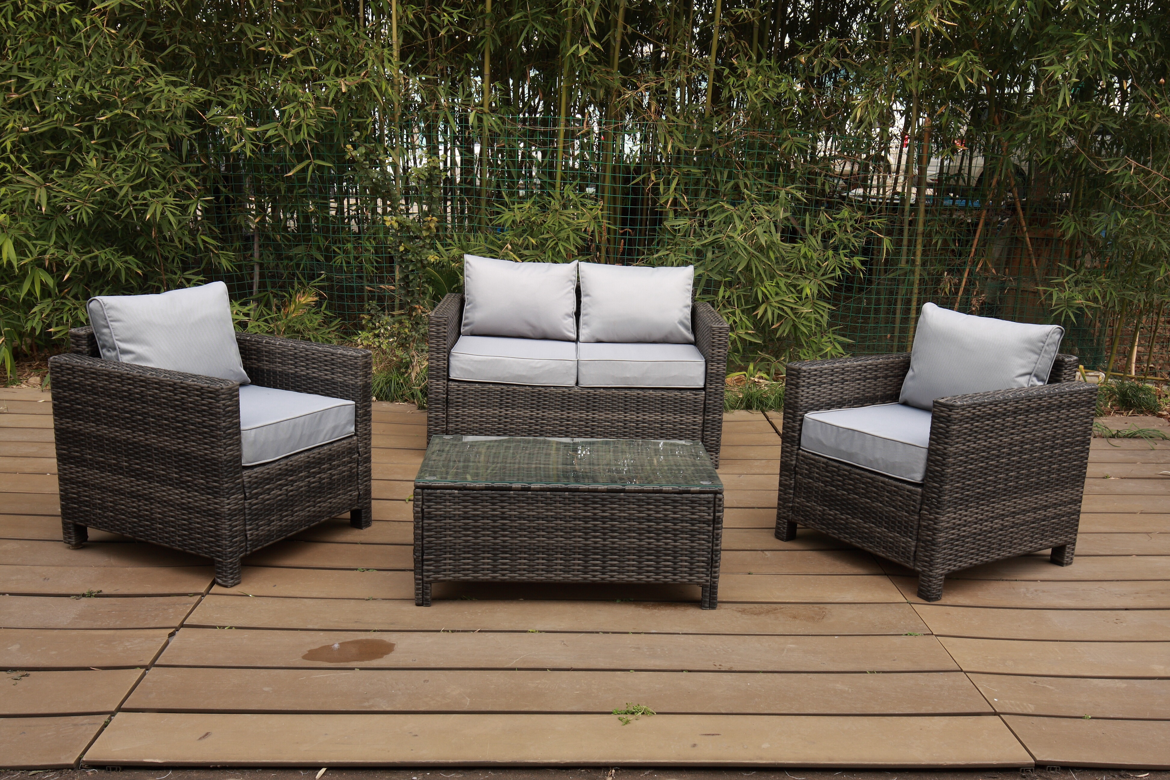 KD Rattan sofa set