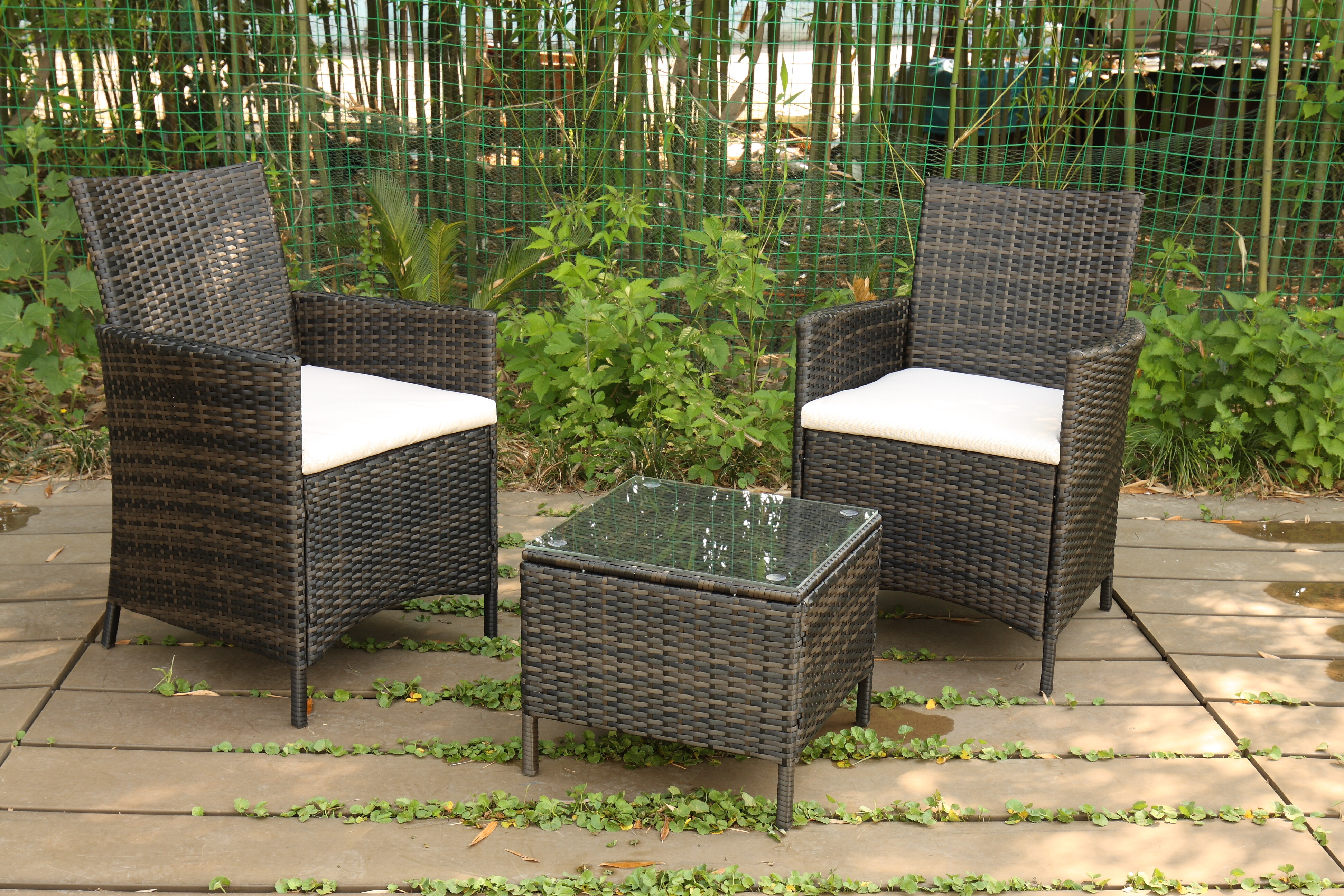 KD Rattan 3pc set