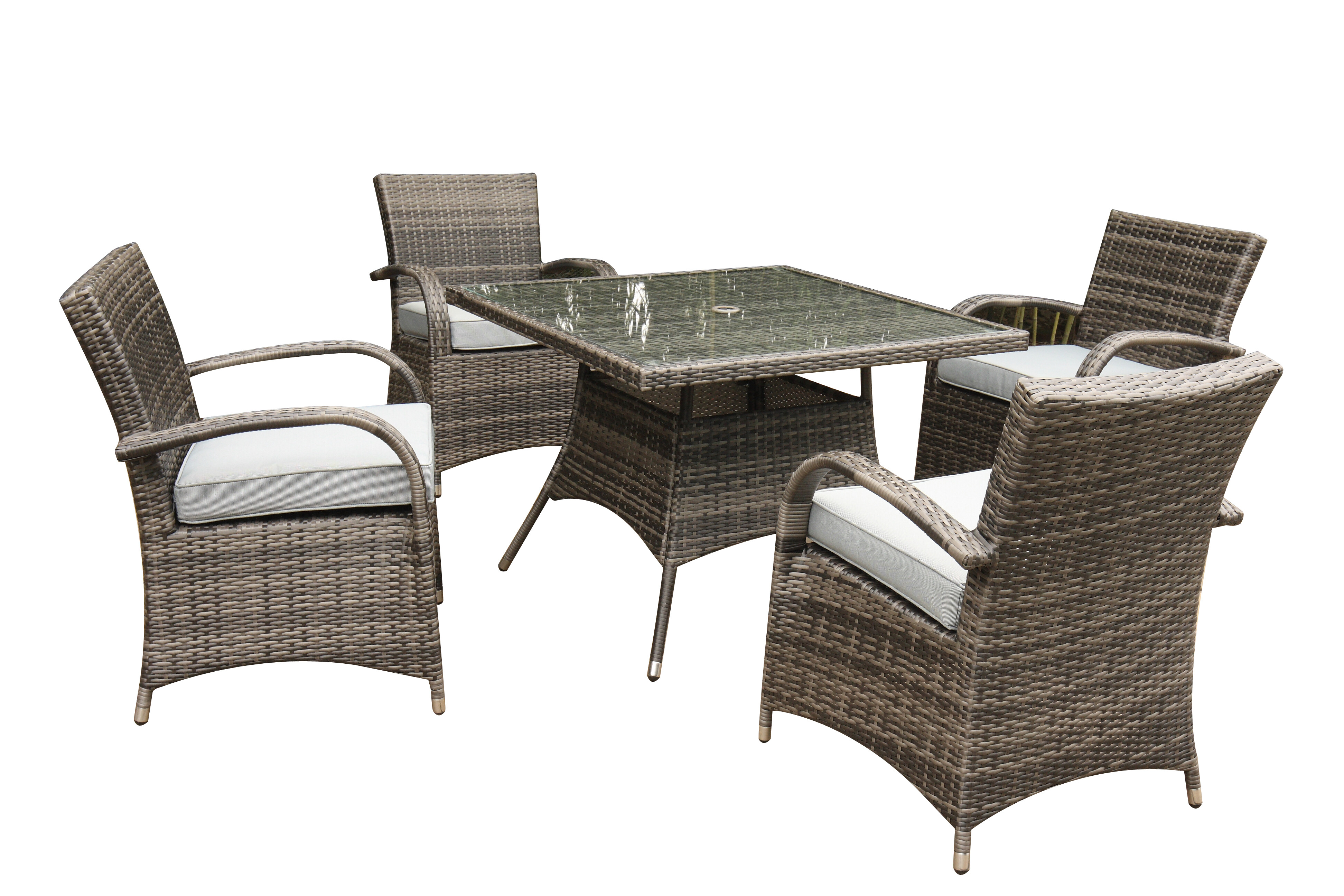 4 SEAT Square DINING SET view 2