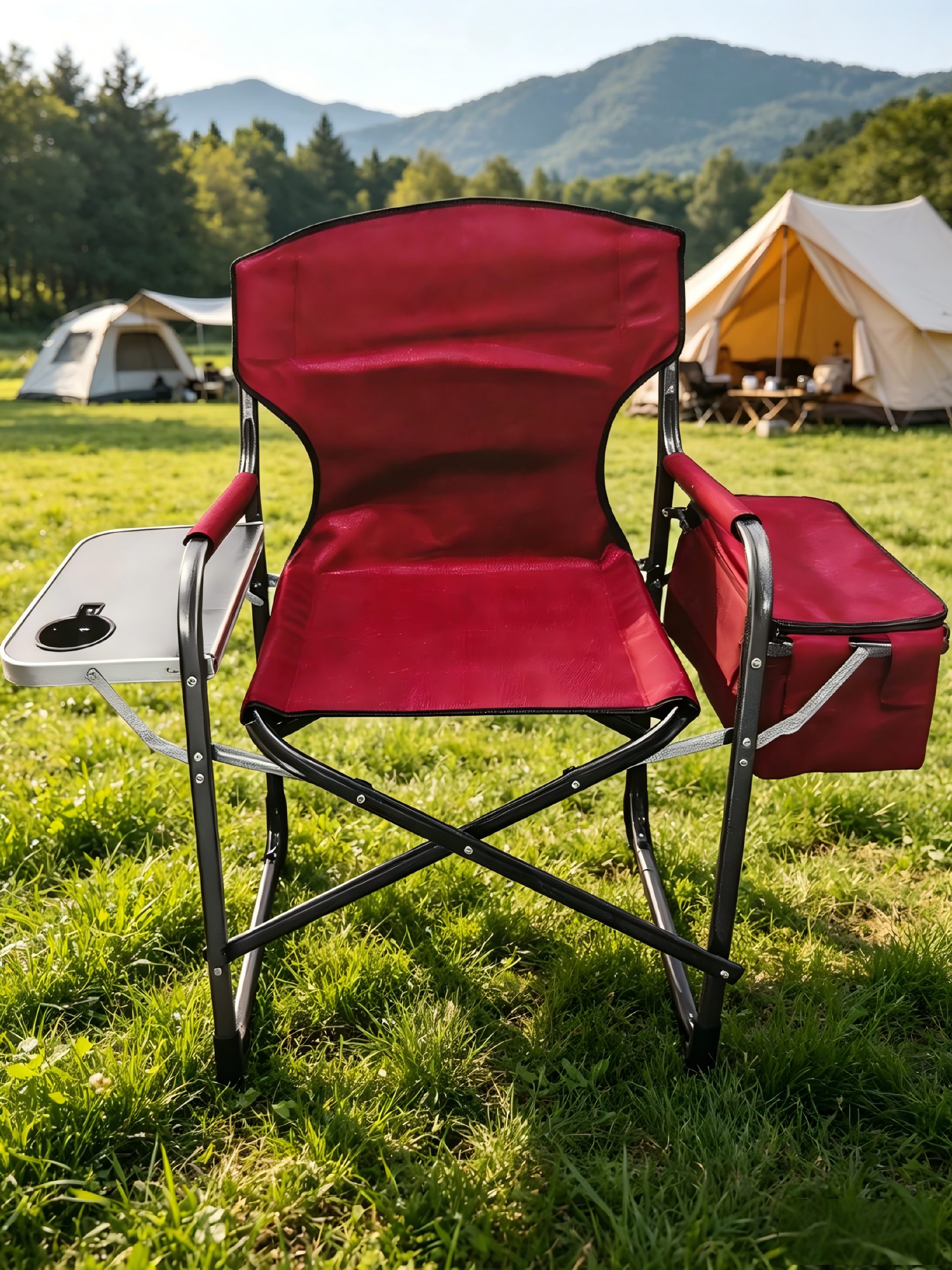 Deck Chair with Side Table & Storage Box