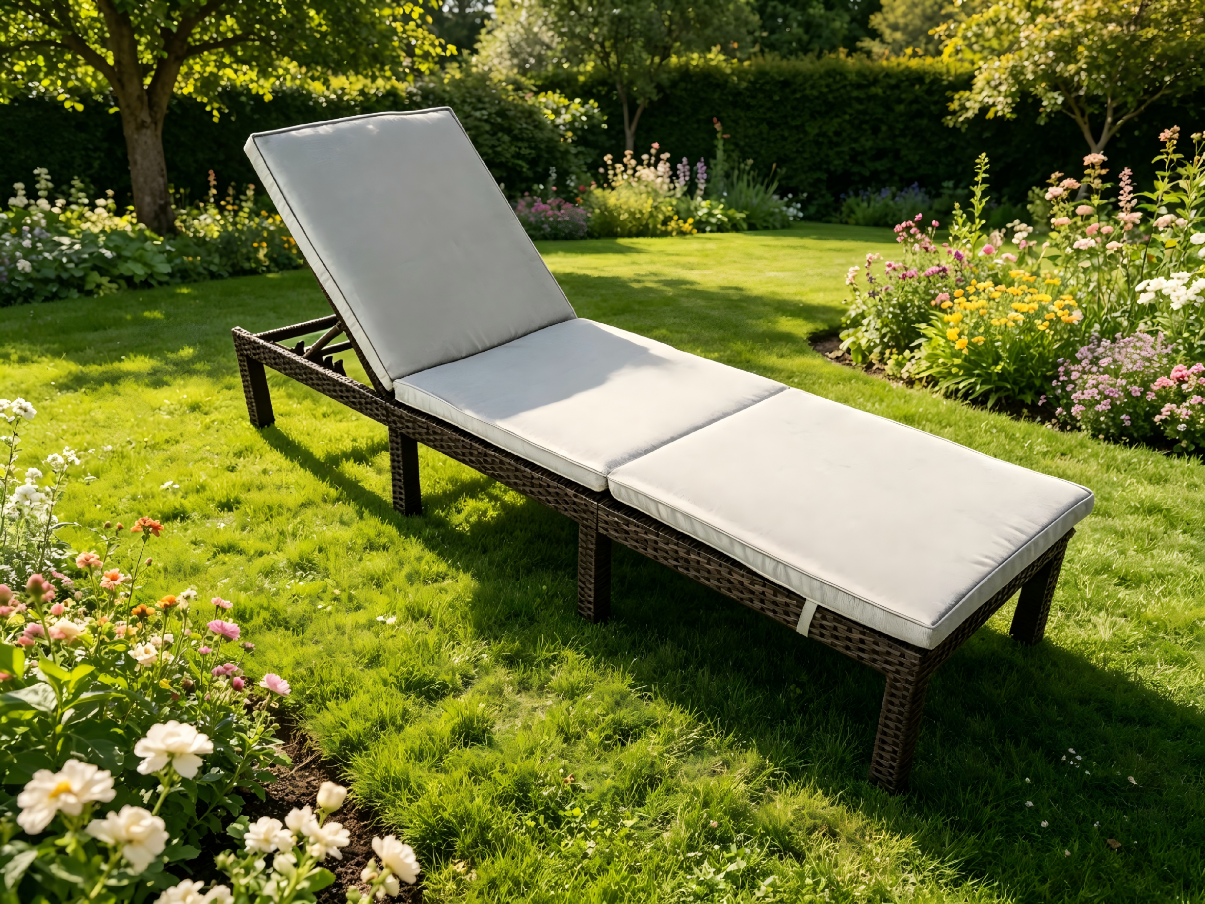 KD Rattan Lounger