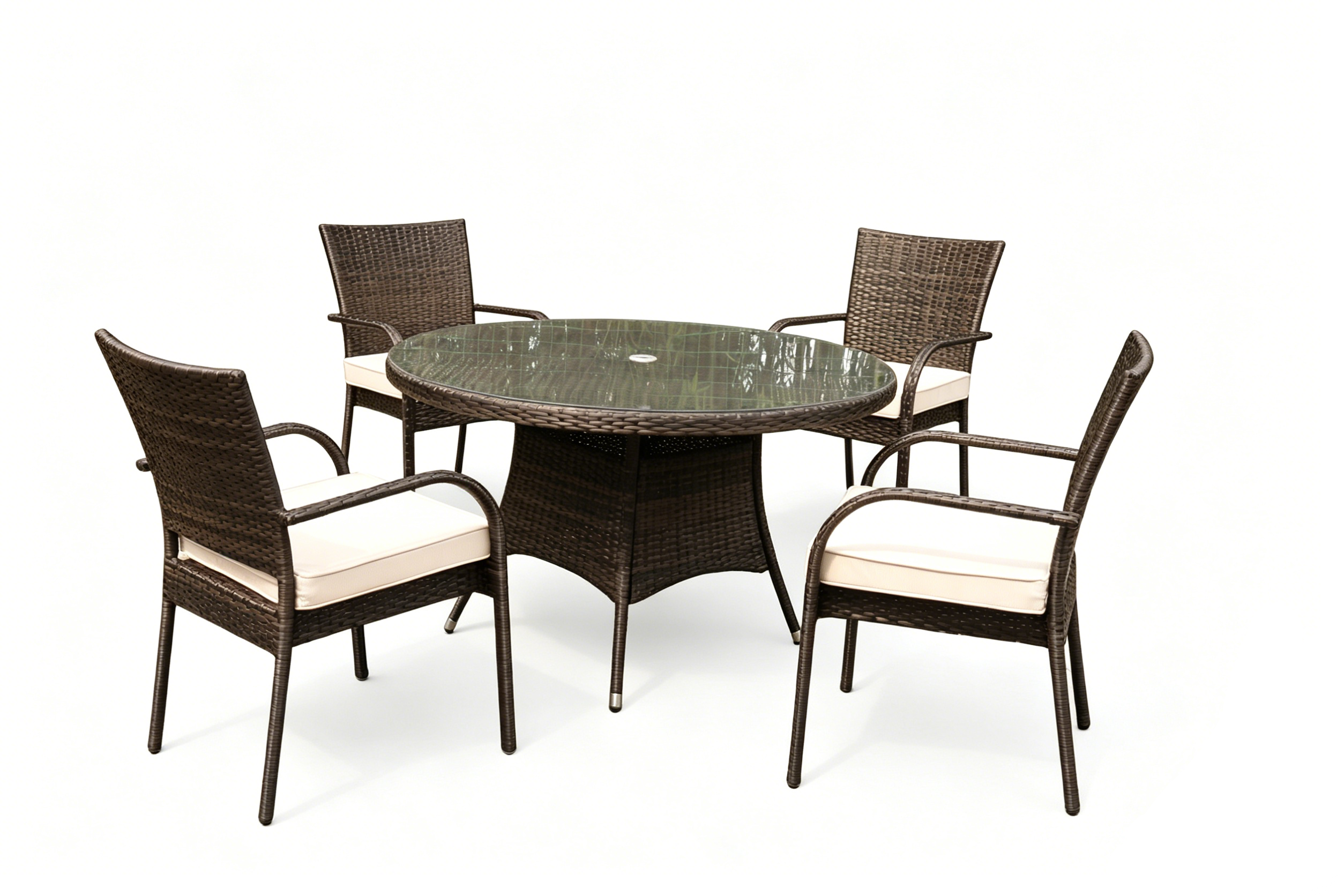 4 SEAT RND DINING SET view 2