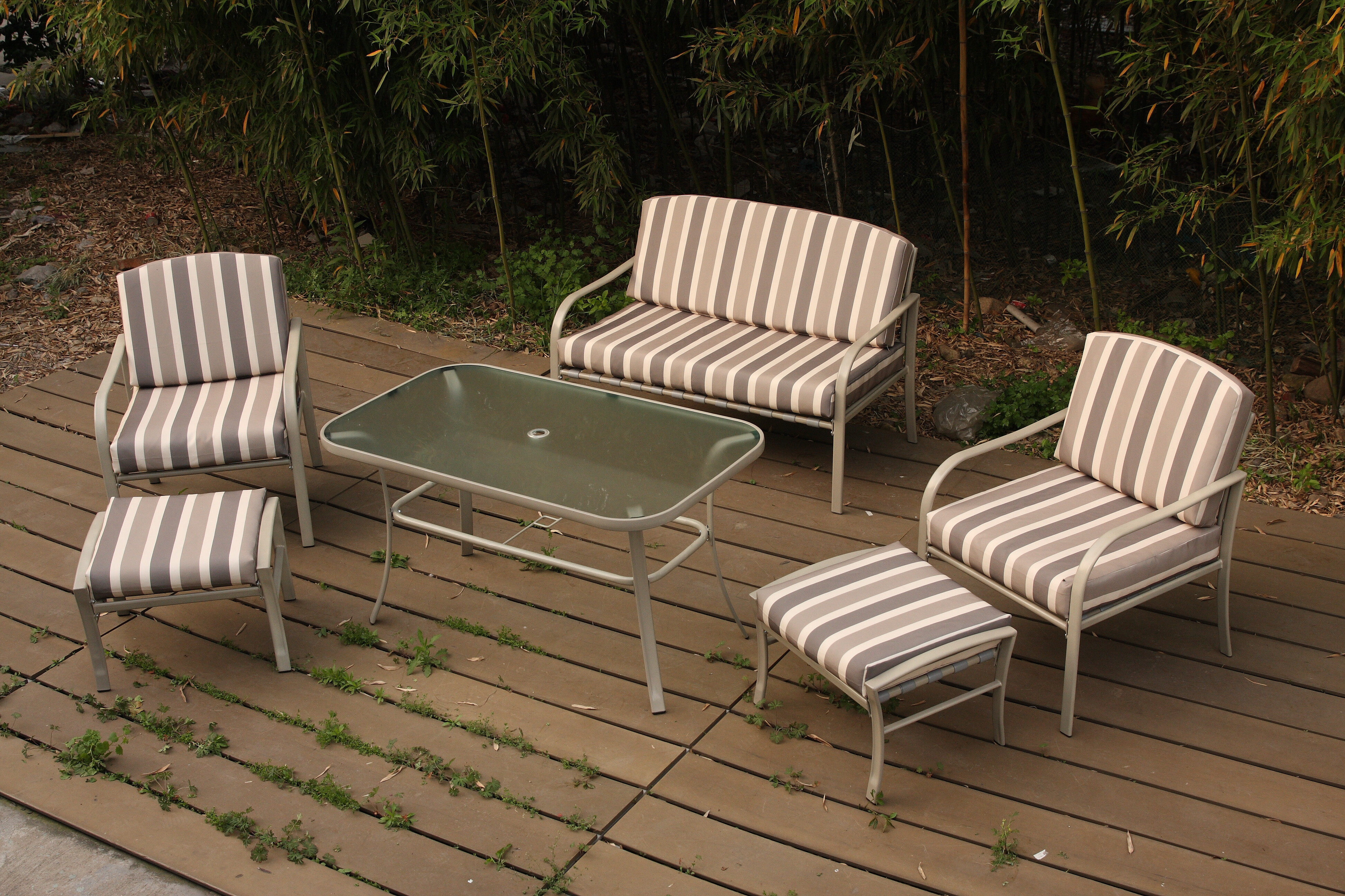 6pc KD Padded Sofa set