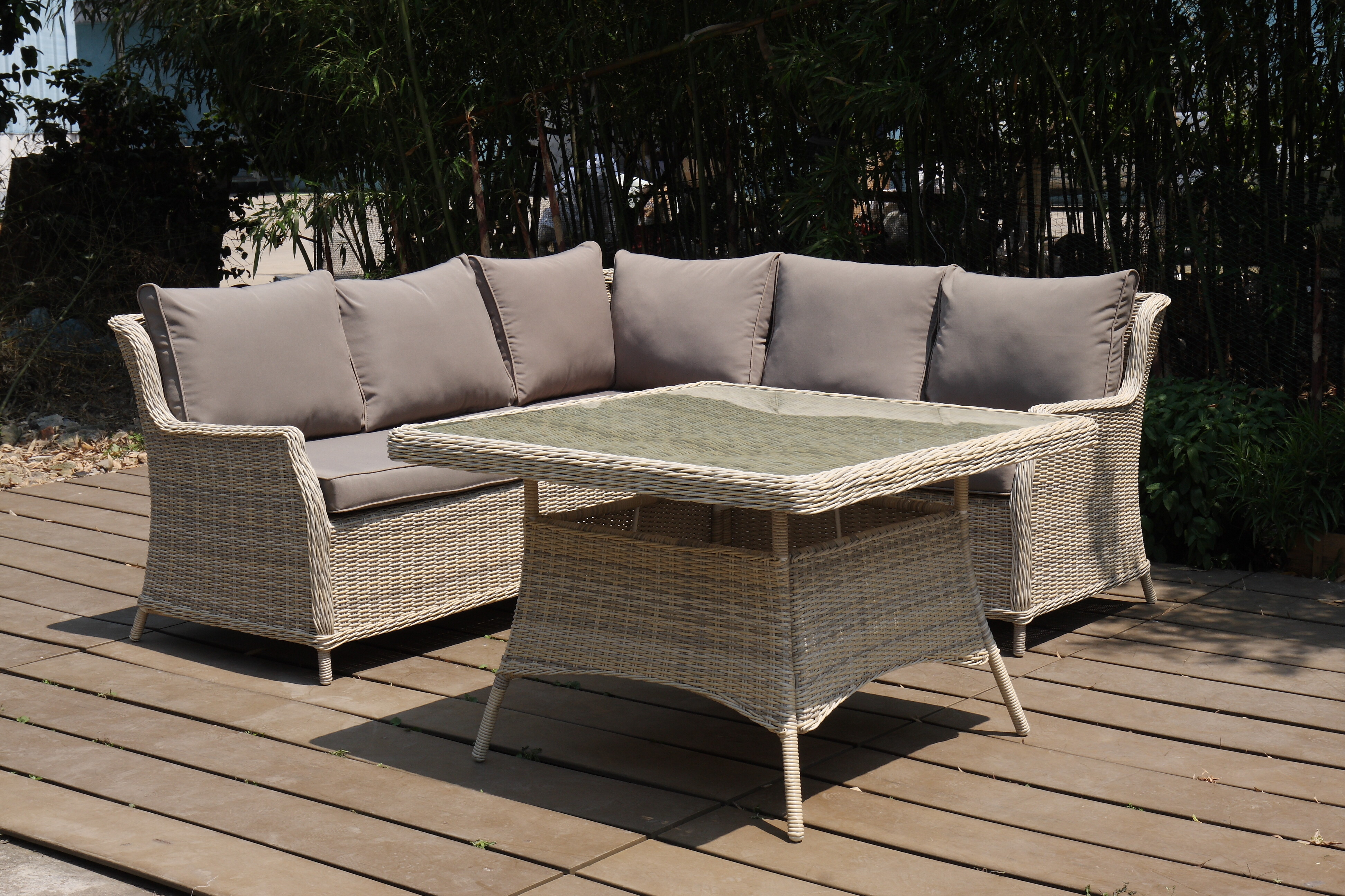 4PCE DINING SOFA SET