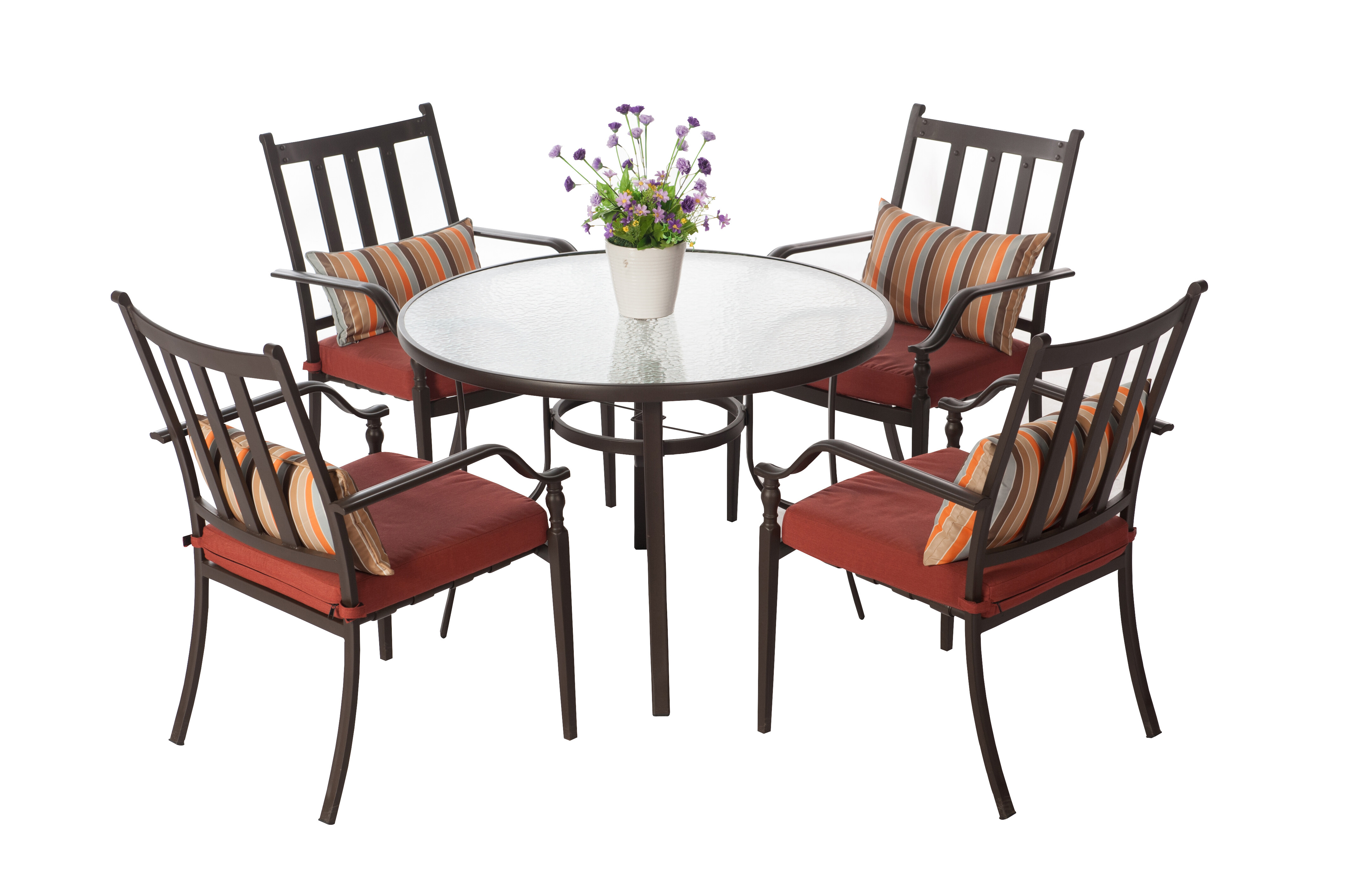 Classic 4 Seat Alu Dining Set view 2