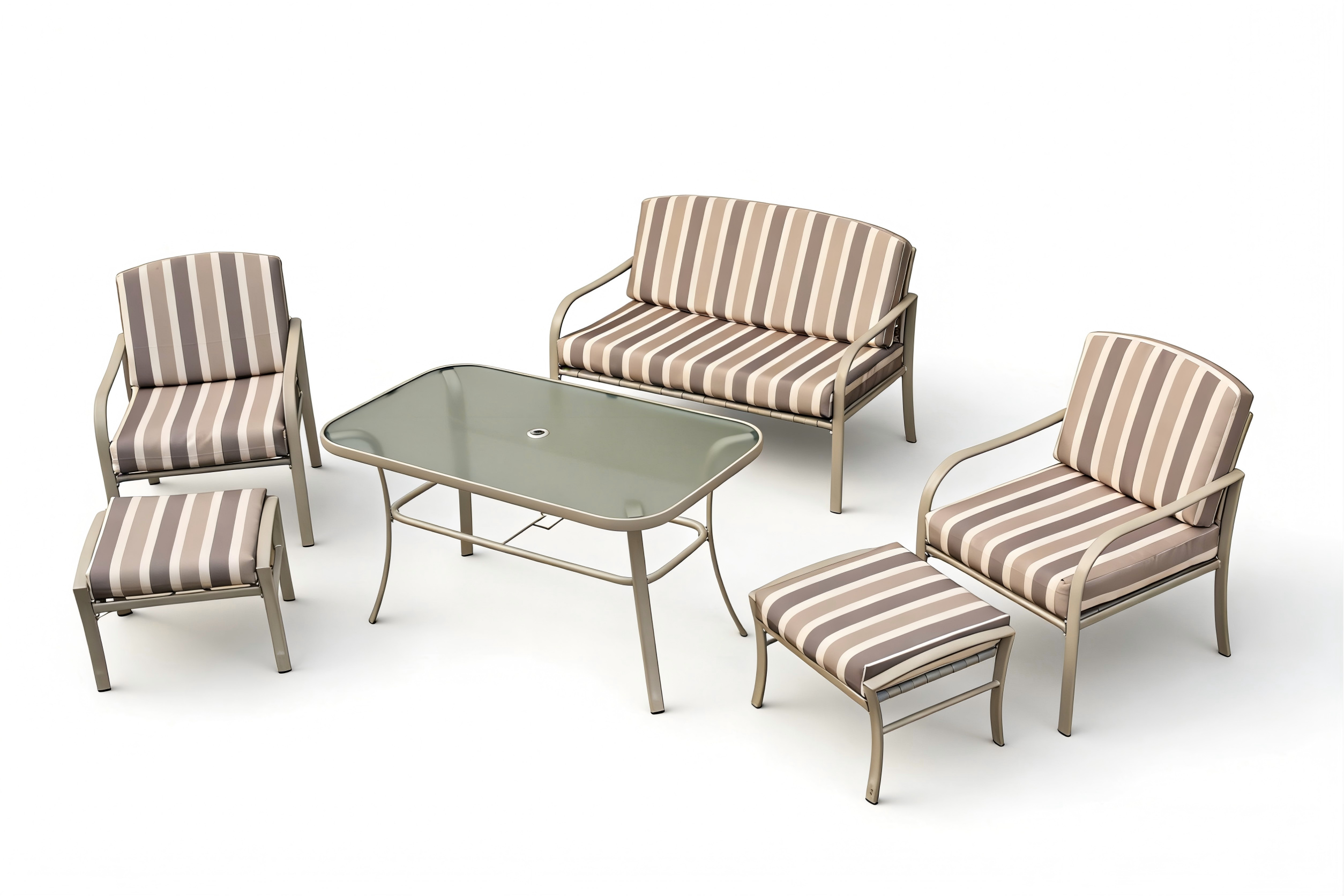 6pc KD Padded Sofa set view 2