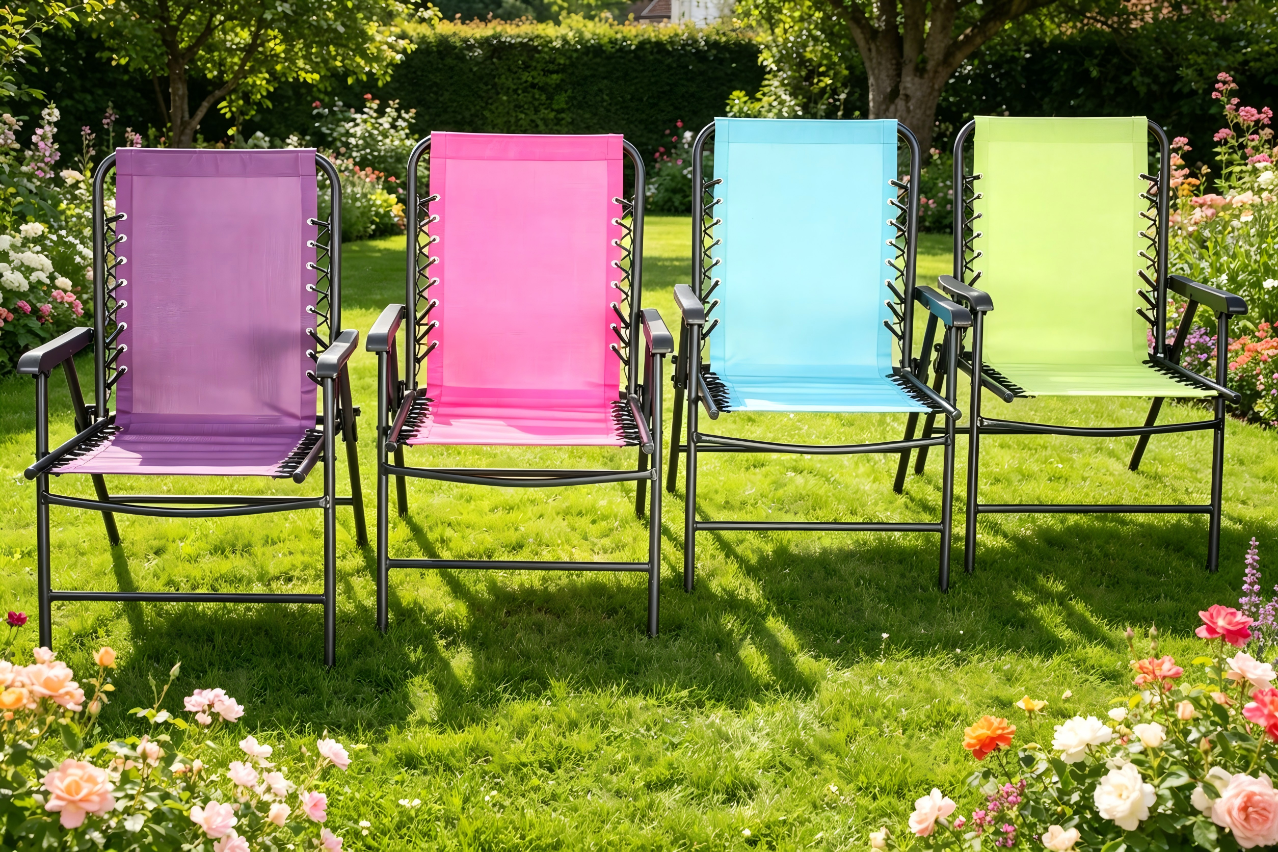 String Textilene folding chair