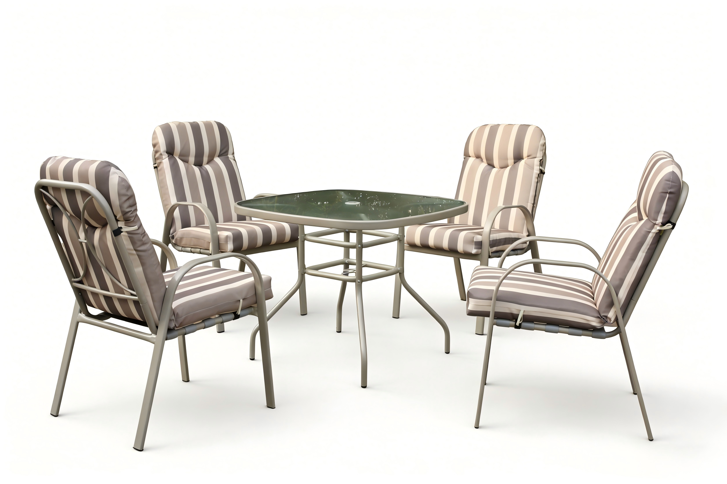 4 Seat KD Padded Dining set view 2