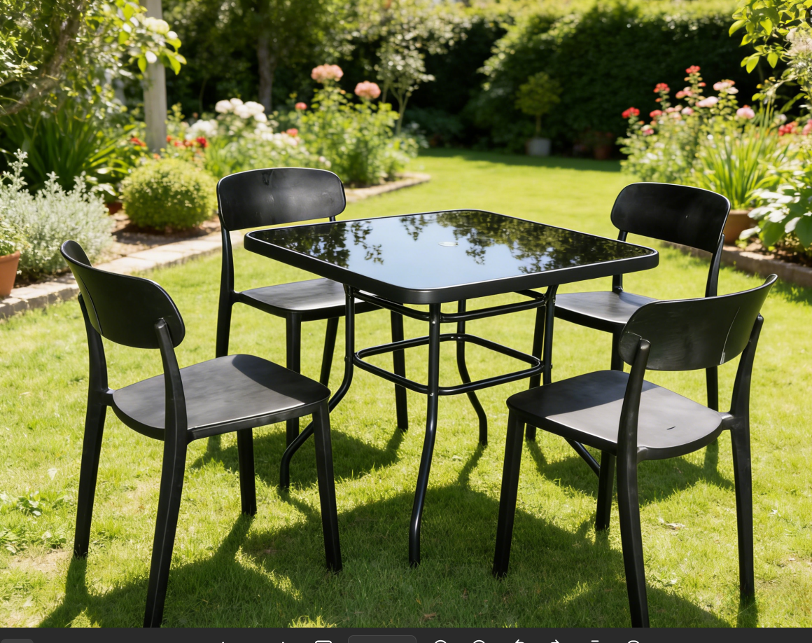 Parga 4 Seat Dining Set