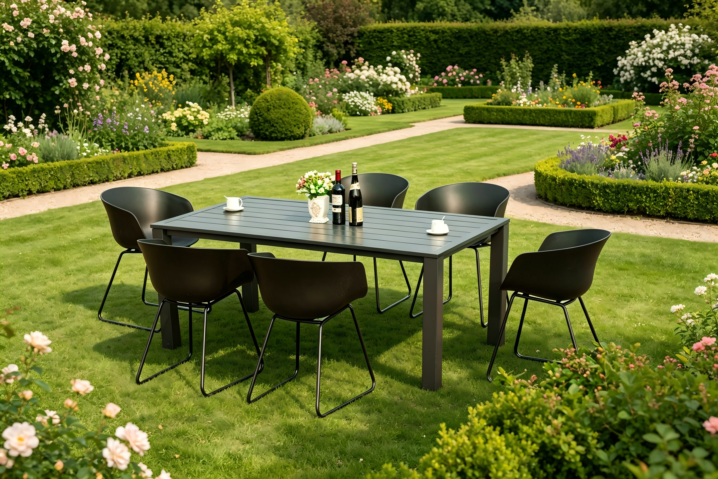 Plastic Bucket Dining Set