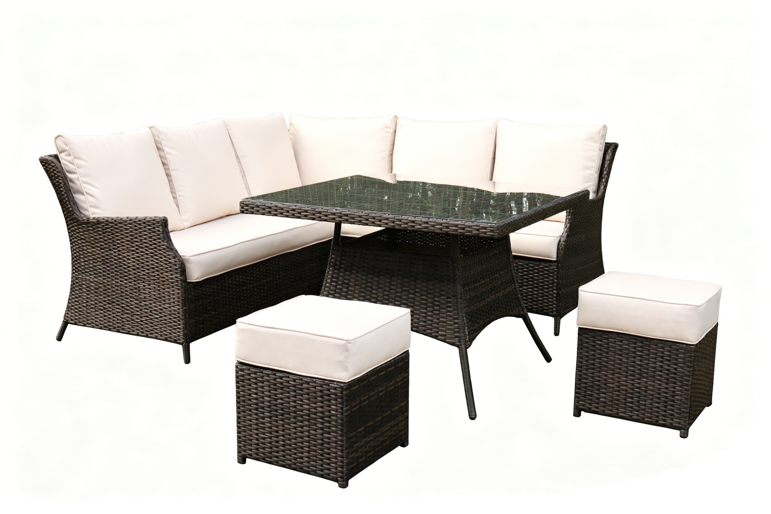 New 6pc Corner Sofa Dining set view 2