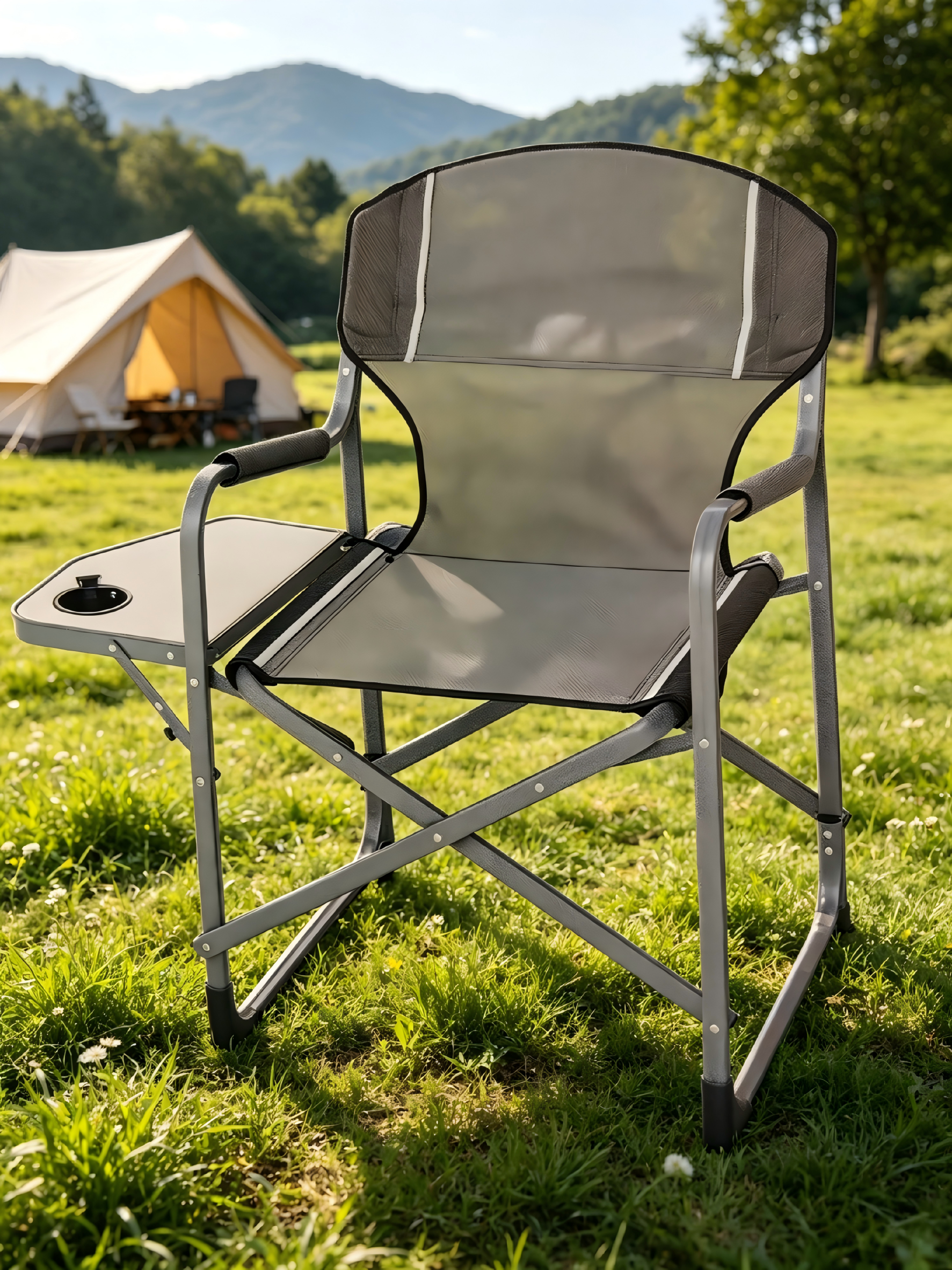 Deck Chair with Side Table