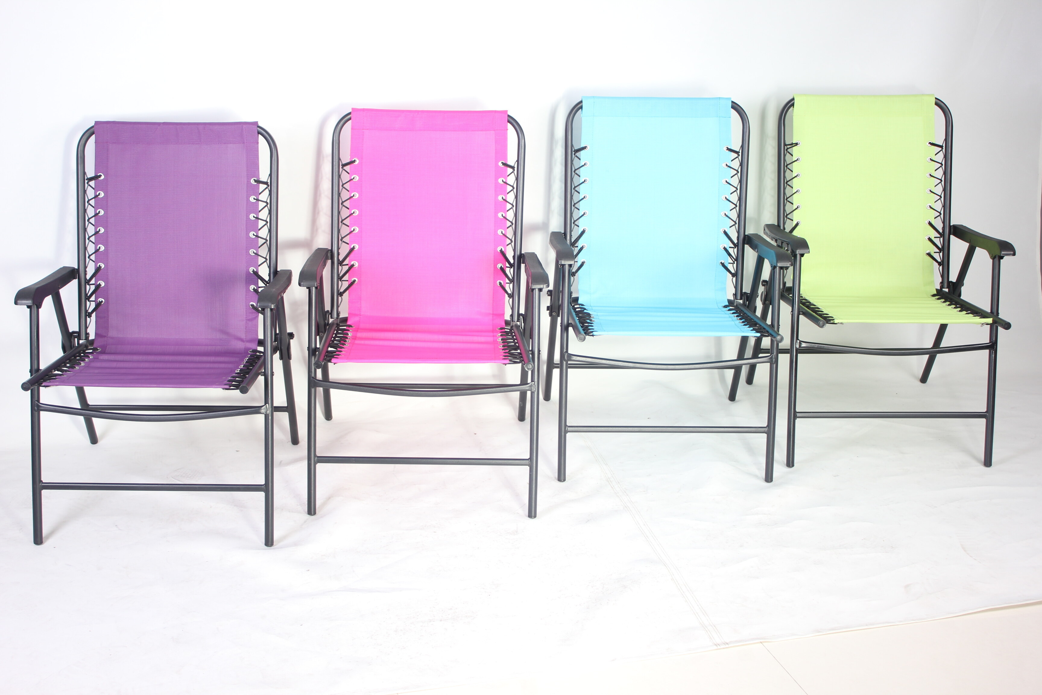 String Textilene folding chair view 2