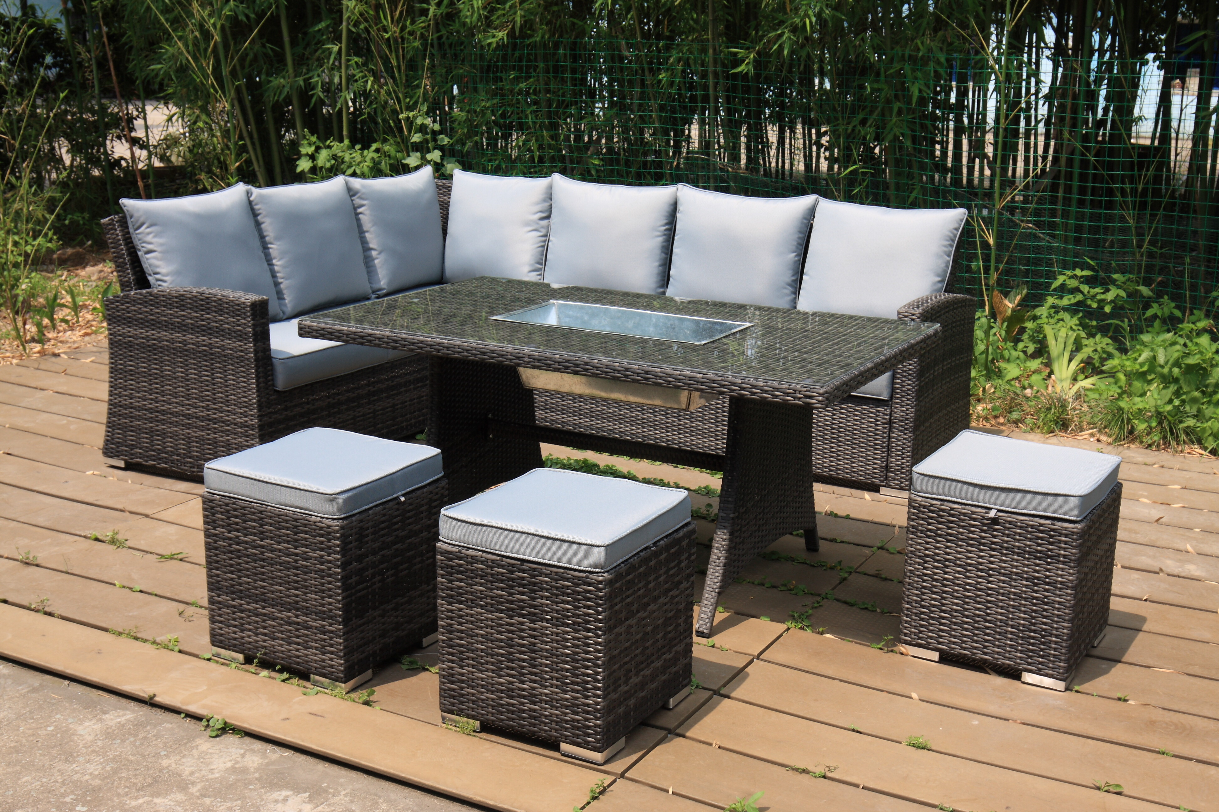 6pc Corner Sofa Dining set