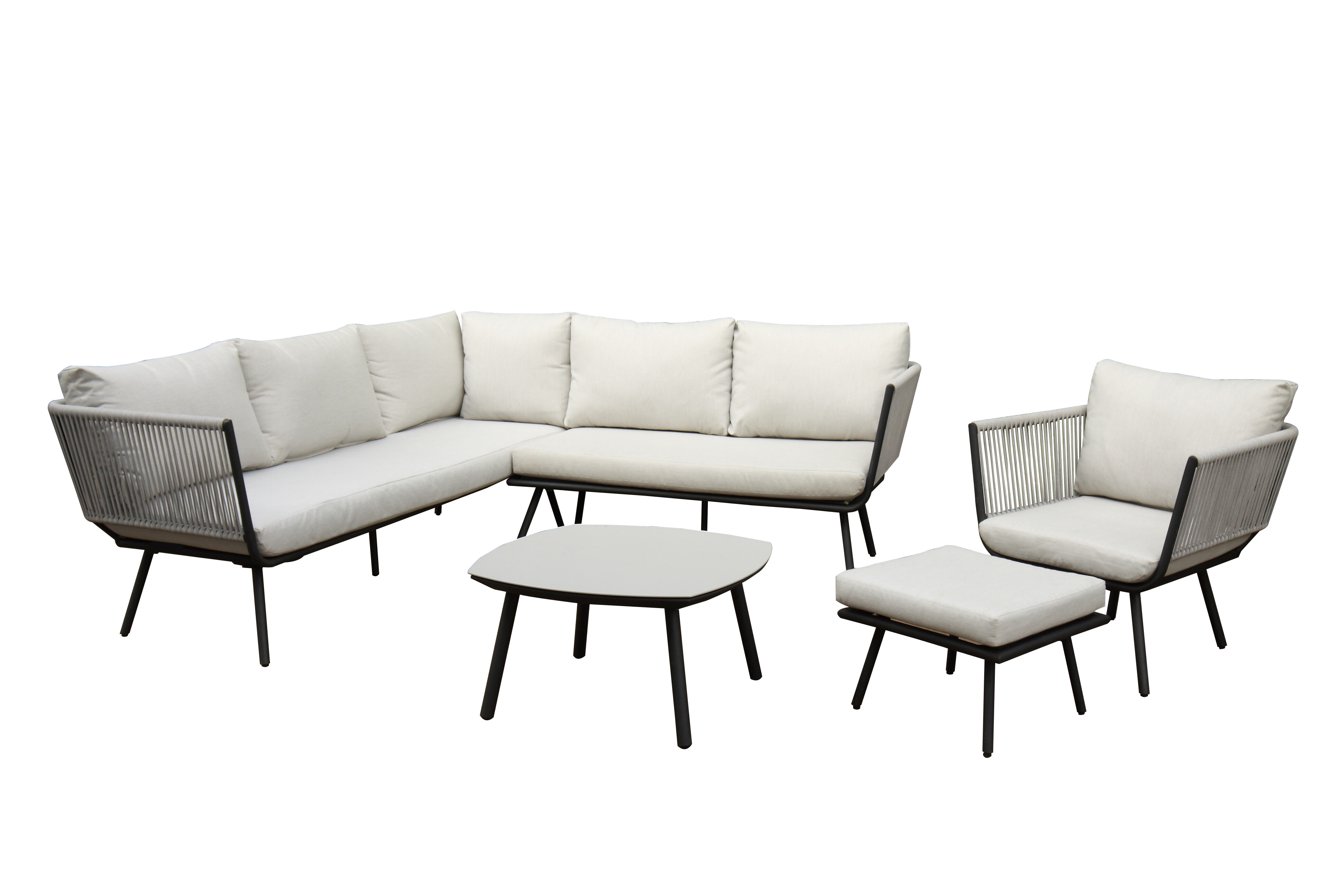 Textoline Rope 5pc Corner Sofa set view 2