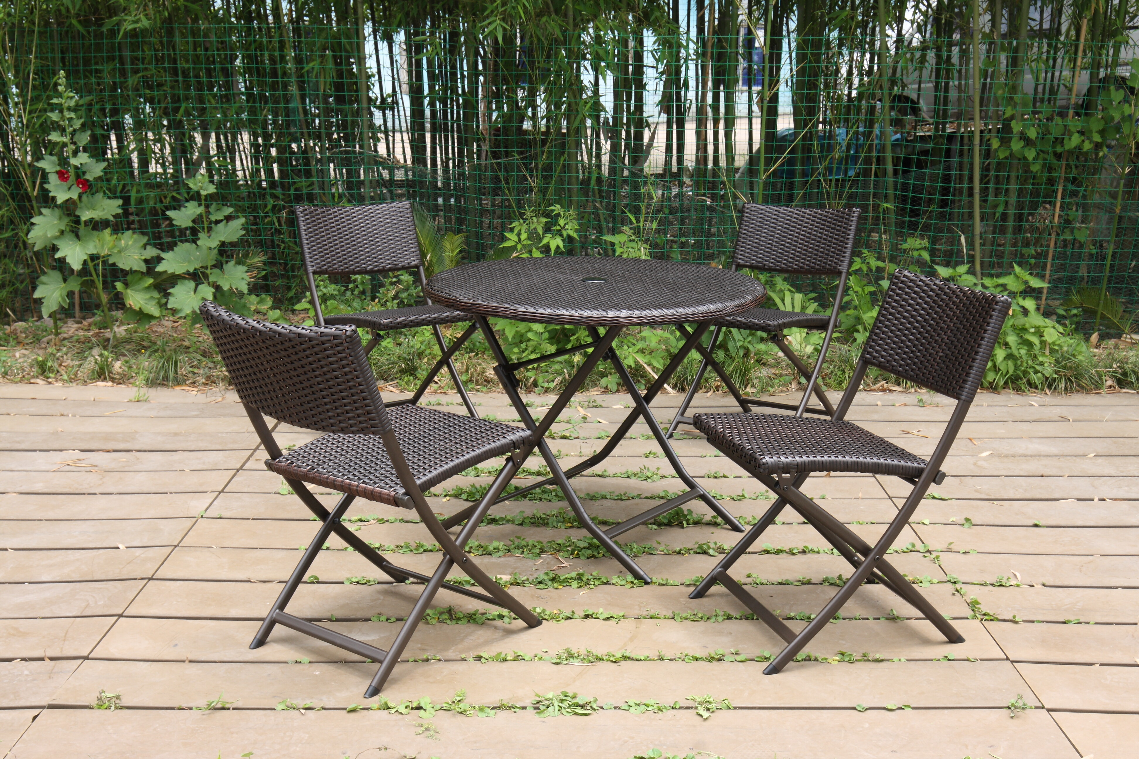 5pc Folding Round set