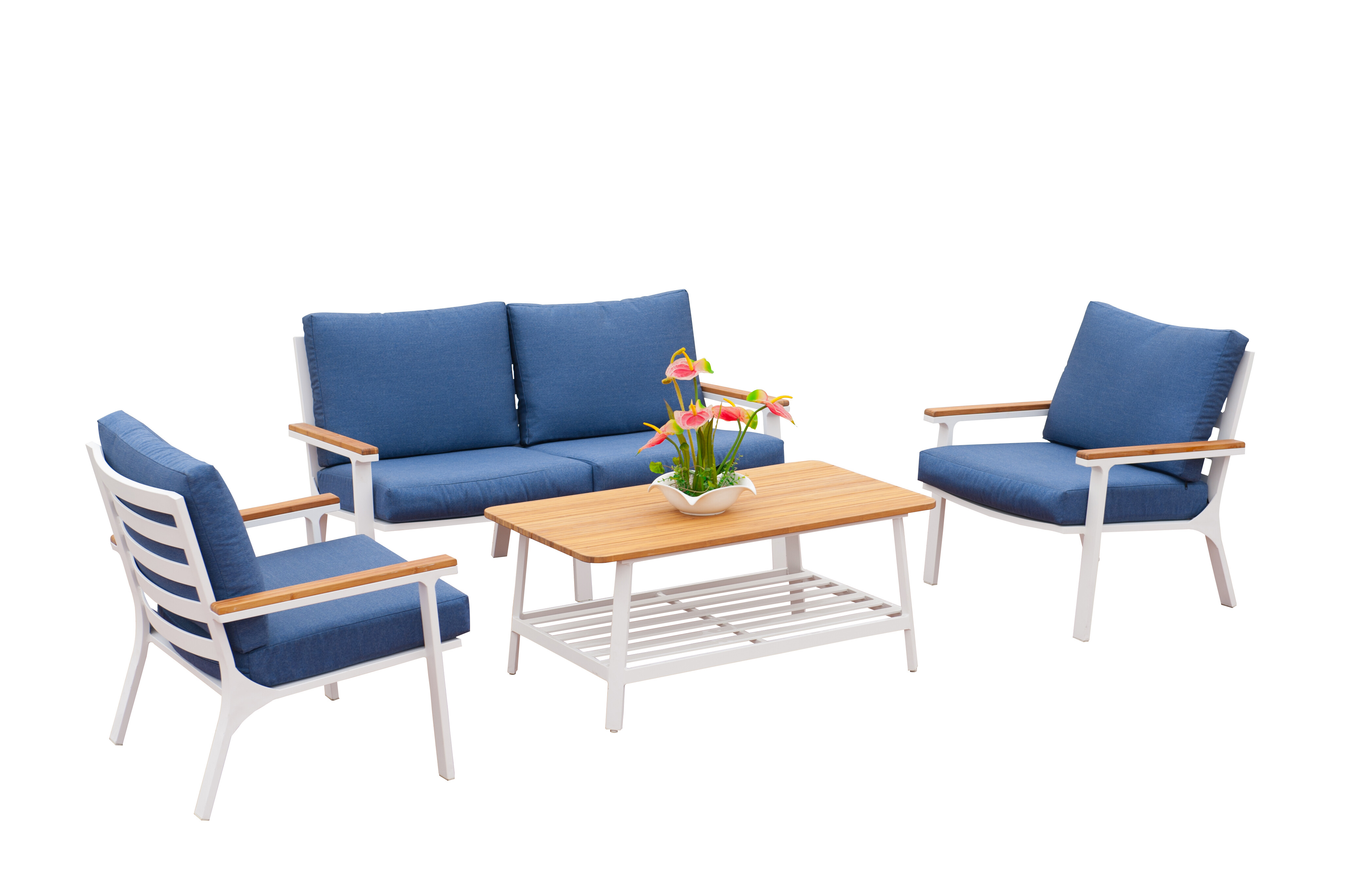 4pce Polywood Alu Sofa Set view 2